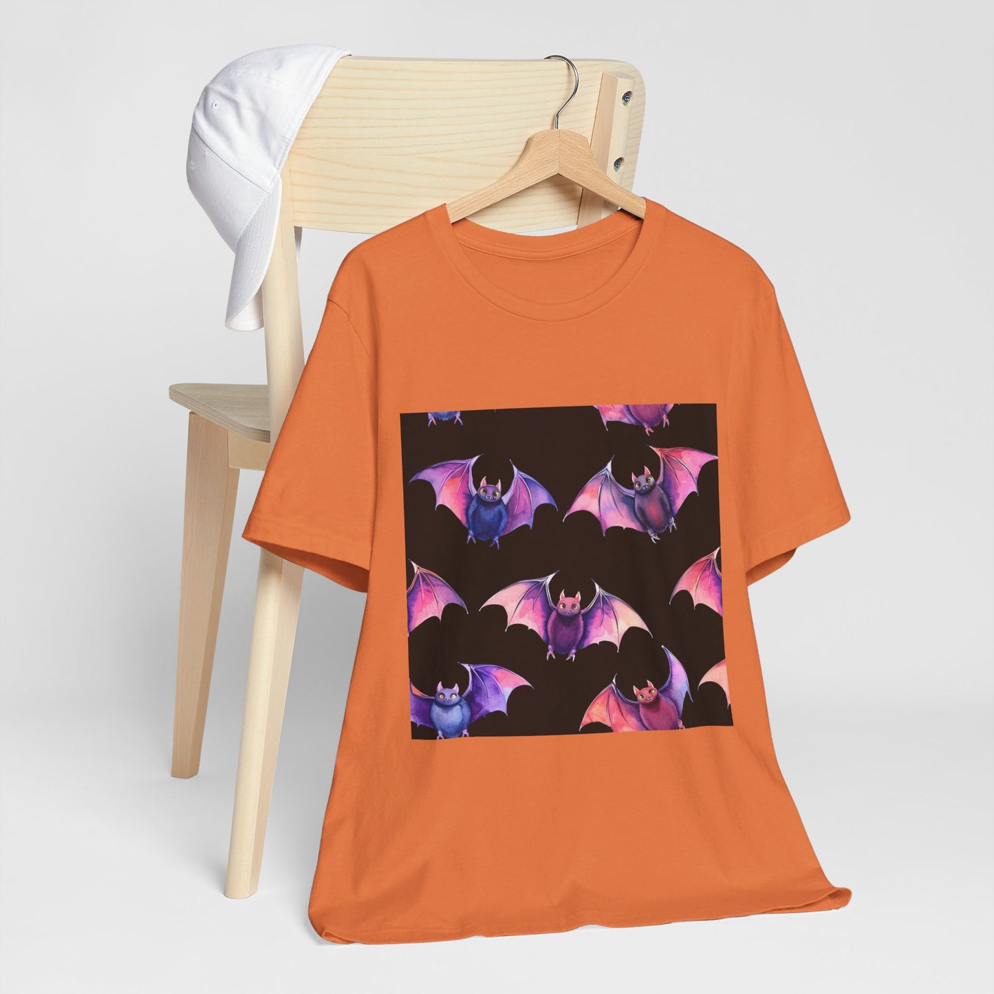 Bright Bat Pattern Unisex Jersey Short Sleeve Tee