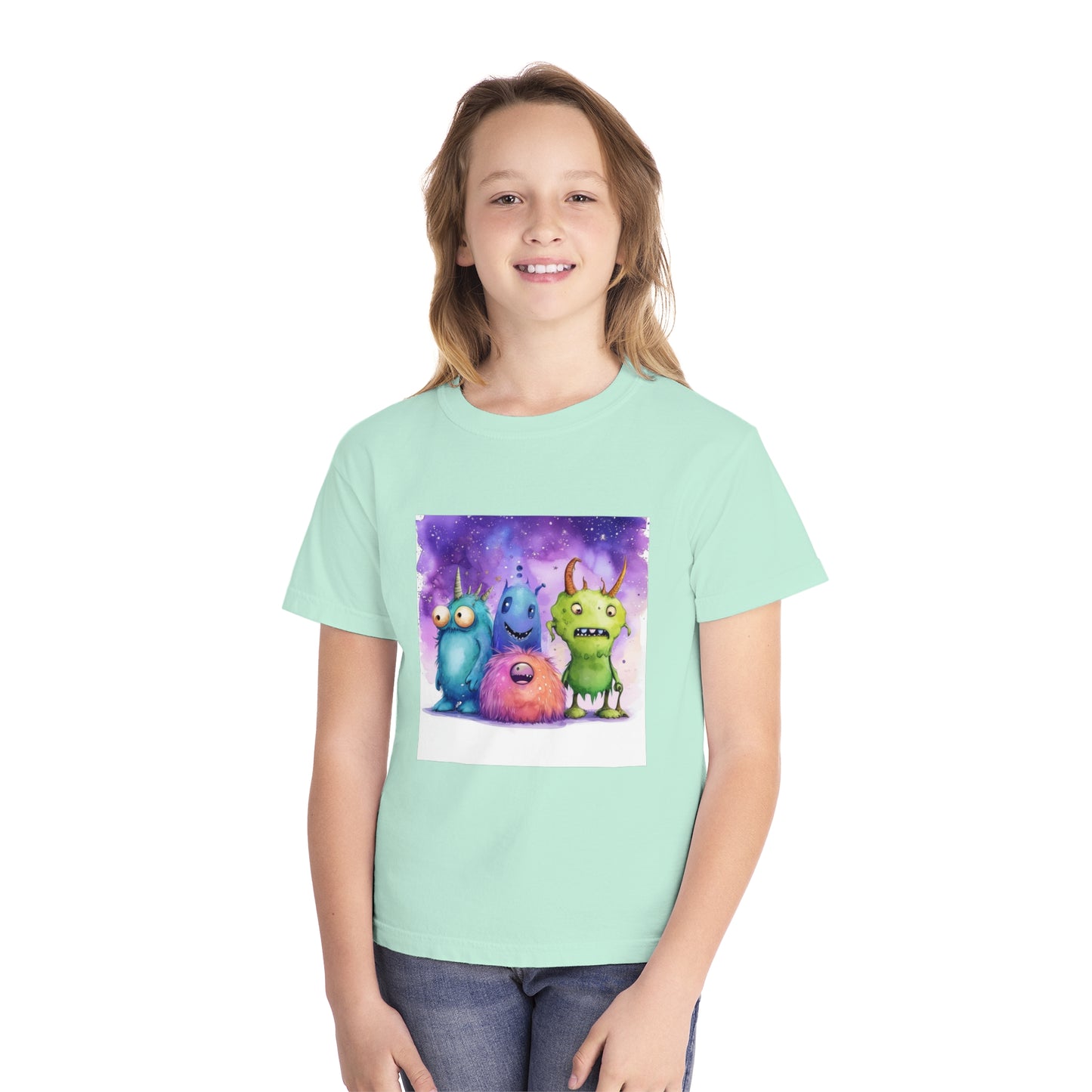 Cartoon Movie Monsters Youth Midweight Tee