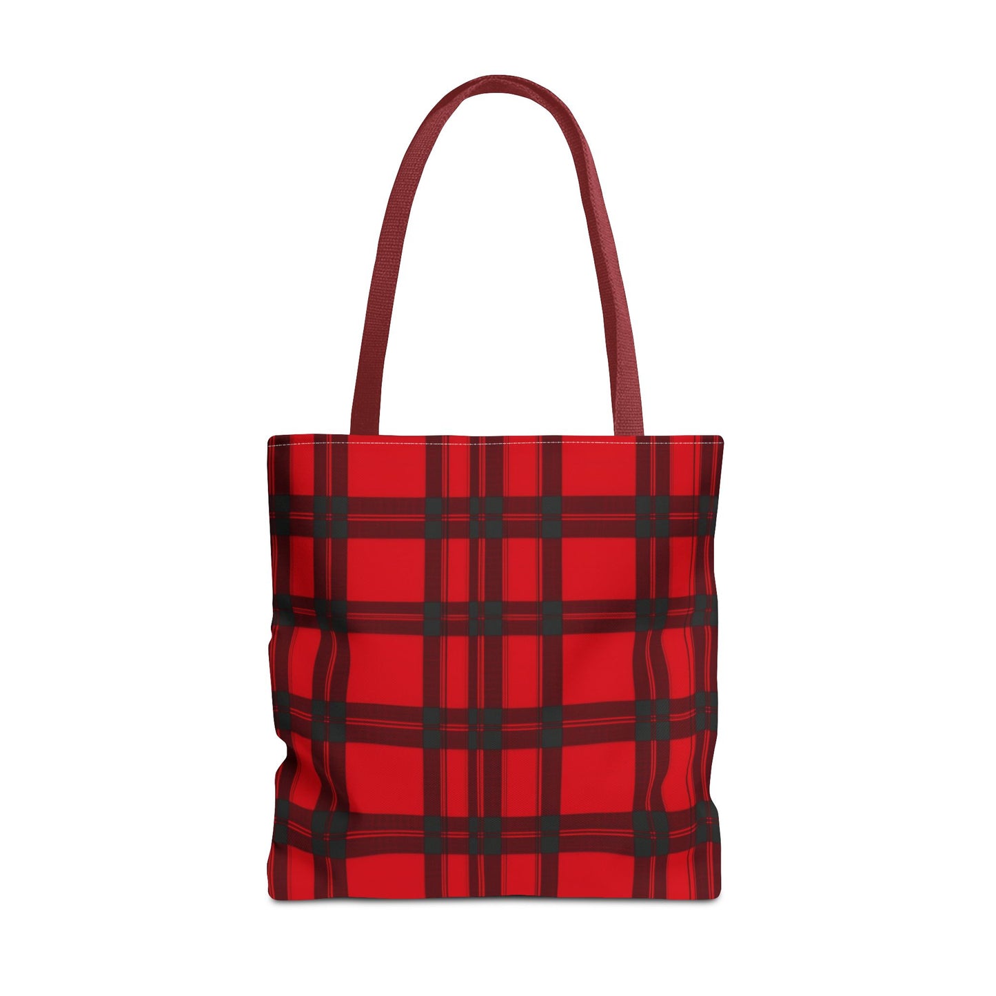 Classic Red and Black Plaid Tote Bag (AOP)