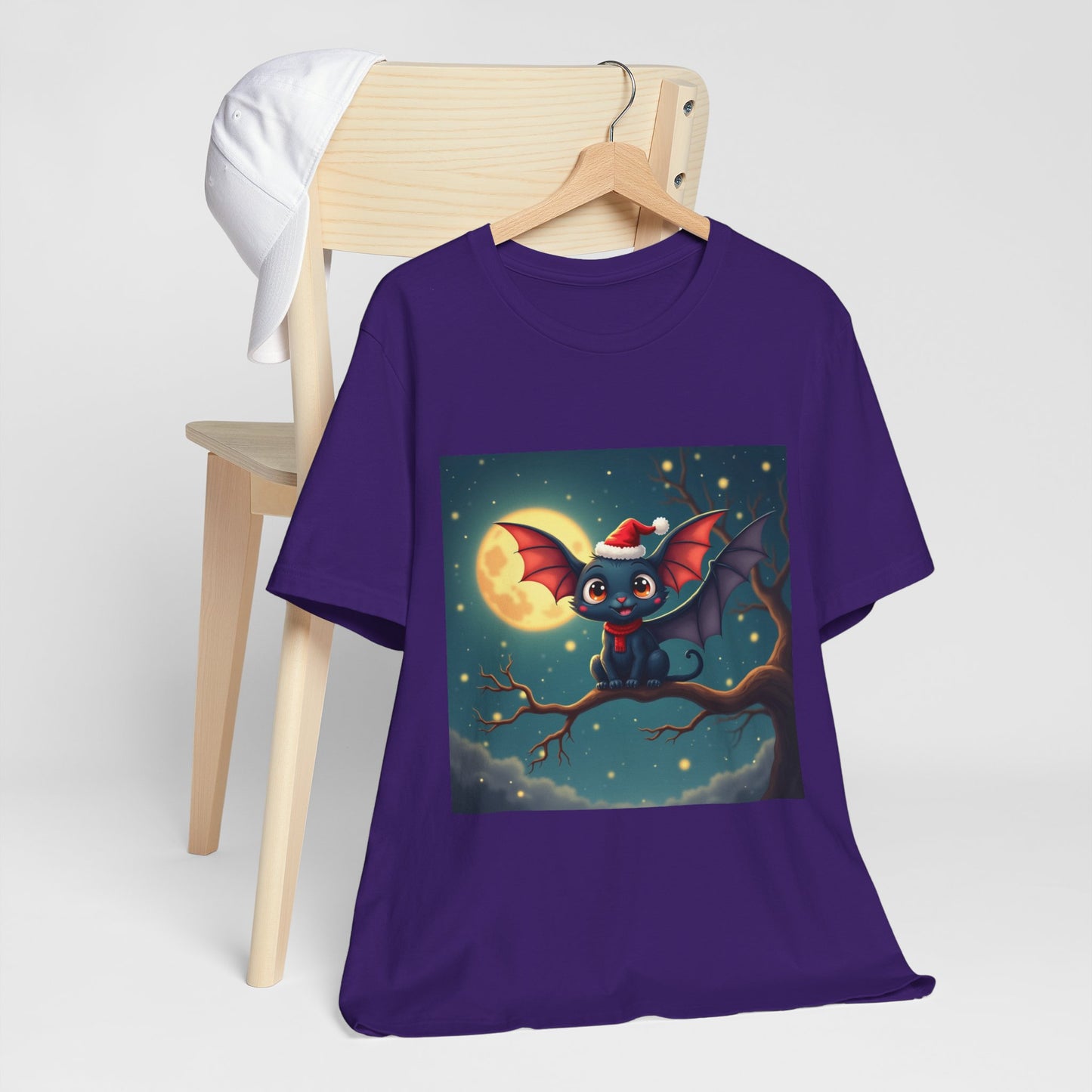 Adorable Festive Winter Bat Unisex Jersey Tee