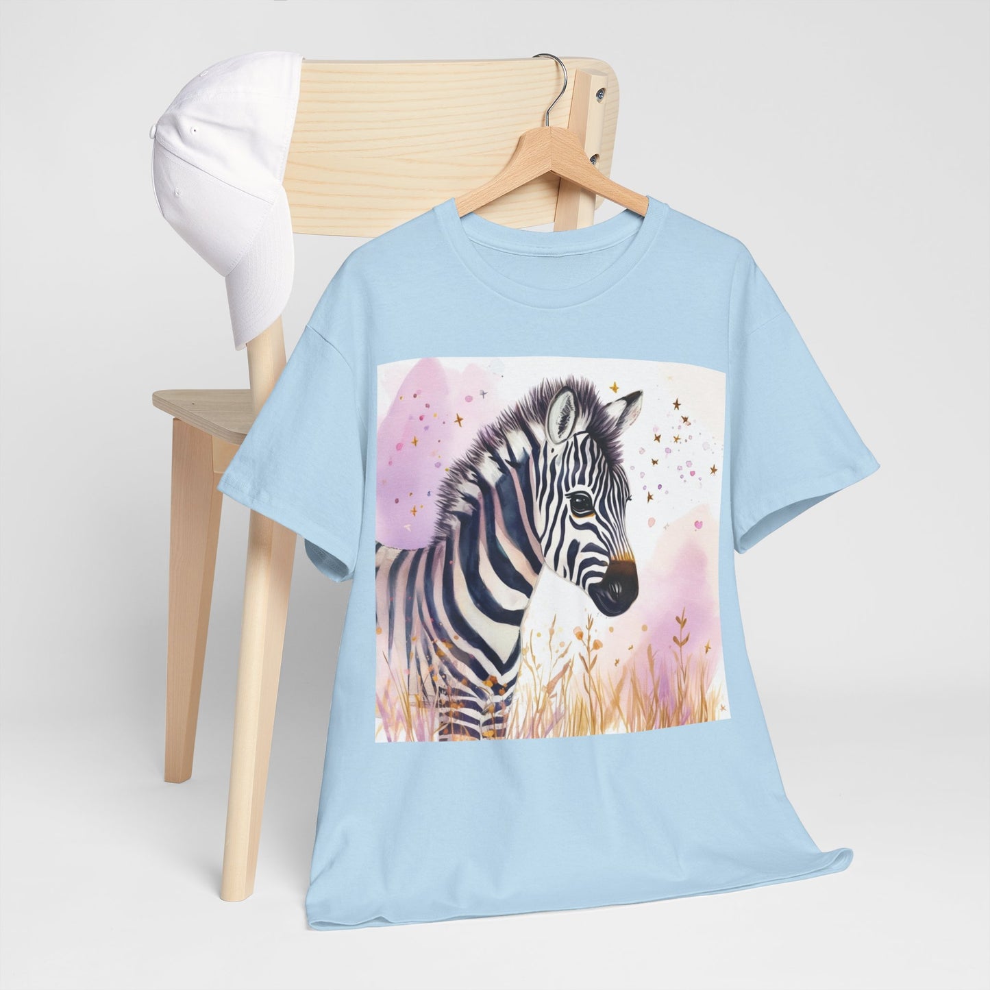 Fuzzy Zebra Unisex Heavy Cotton Tee