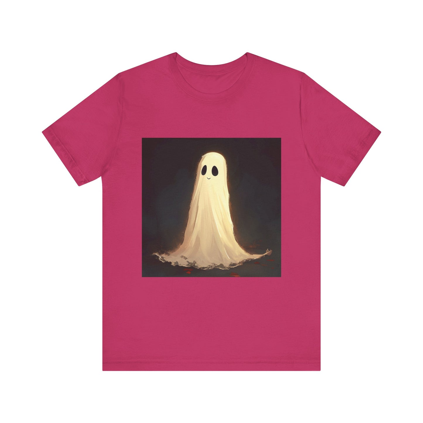 Happy Spooky Ghost Unisex Jersey Short Sleeve Tee