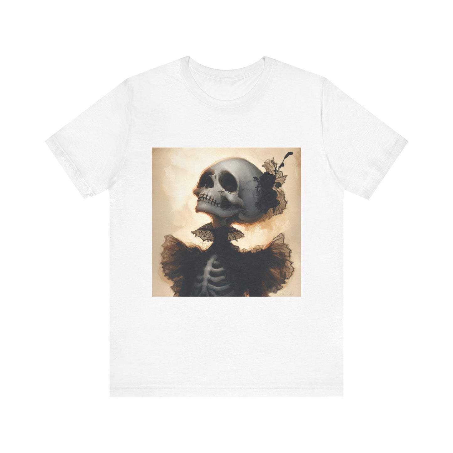 Flamenco Dancer Skeleton Unisex Jersey Short Sleeve Tee