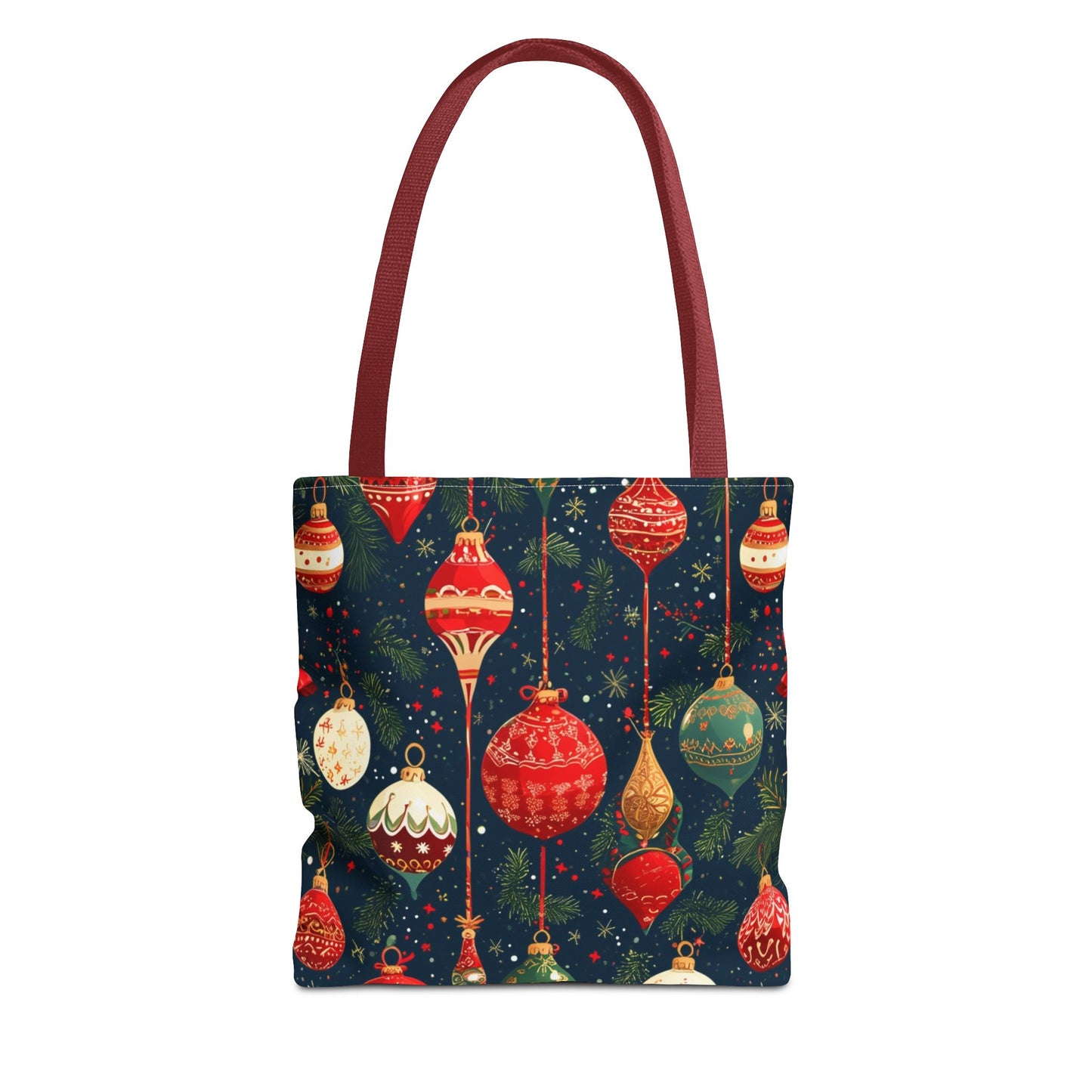 Dark Ornament Pattern Tote Bag (AOP)