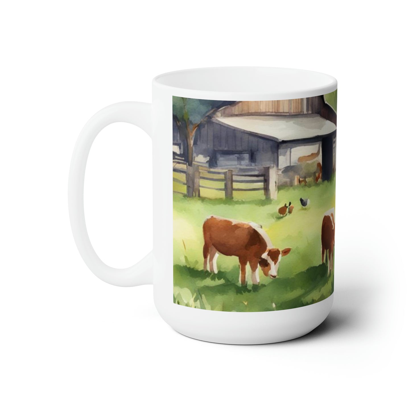 Barnyard Ceramic Mug 15oz