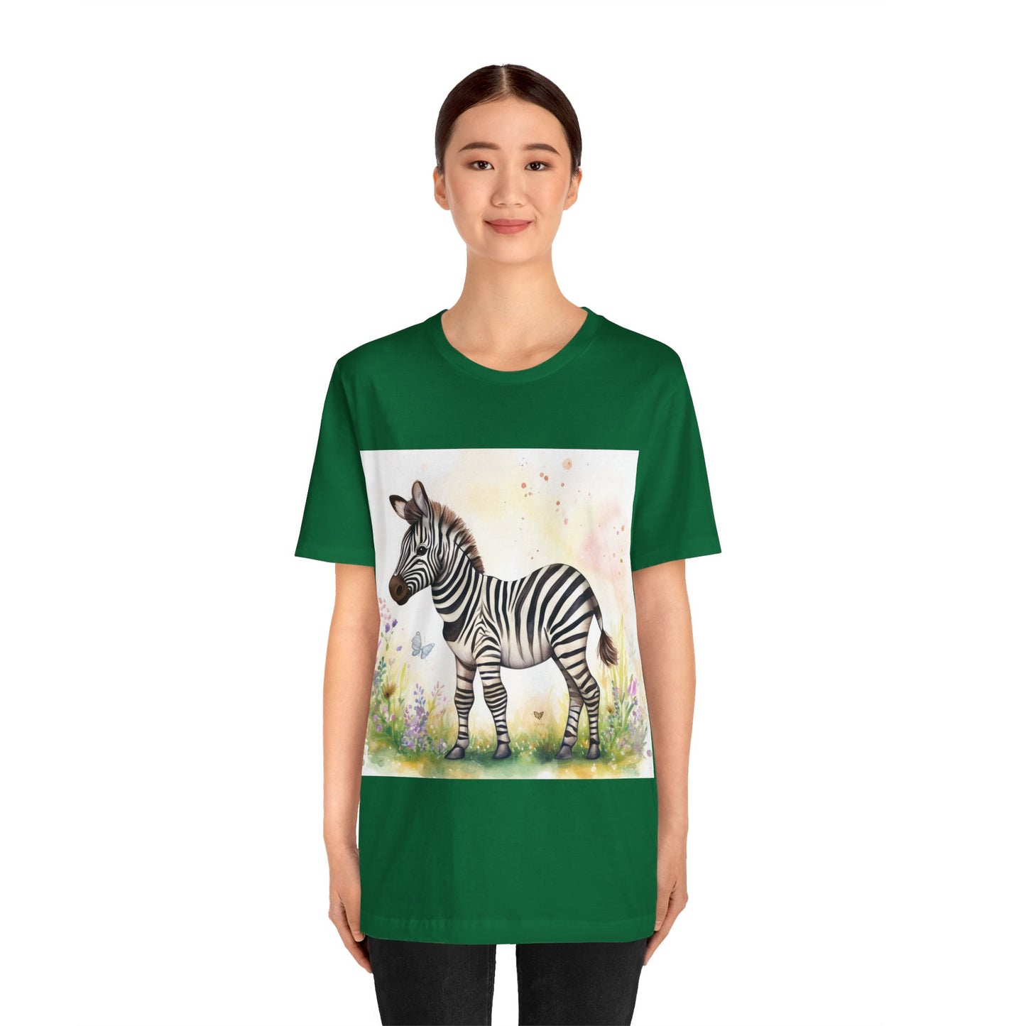 Baby Zebra Unisex Jersey Short Sleeve Tee