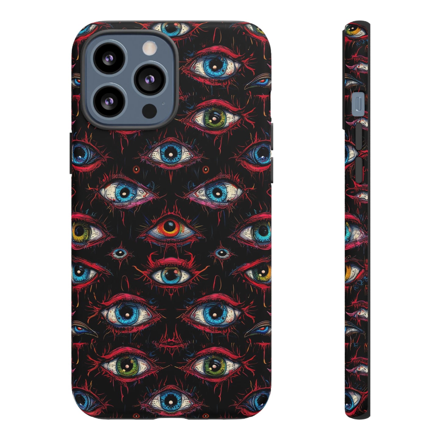 Creepy Eye Pattern Tough Cases