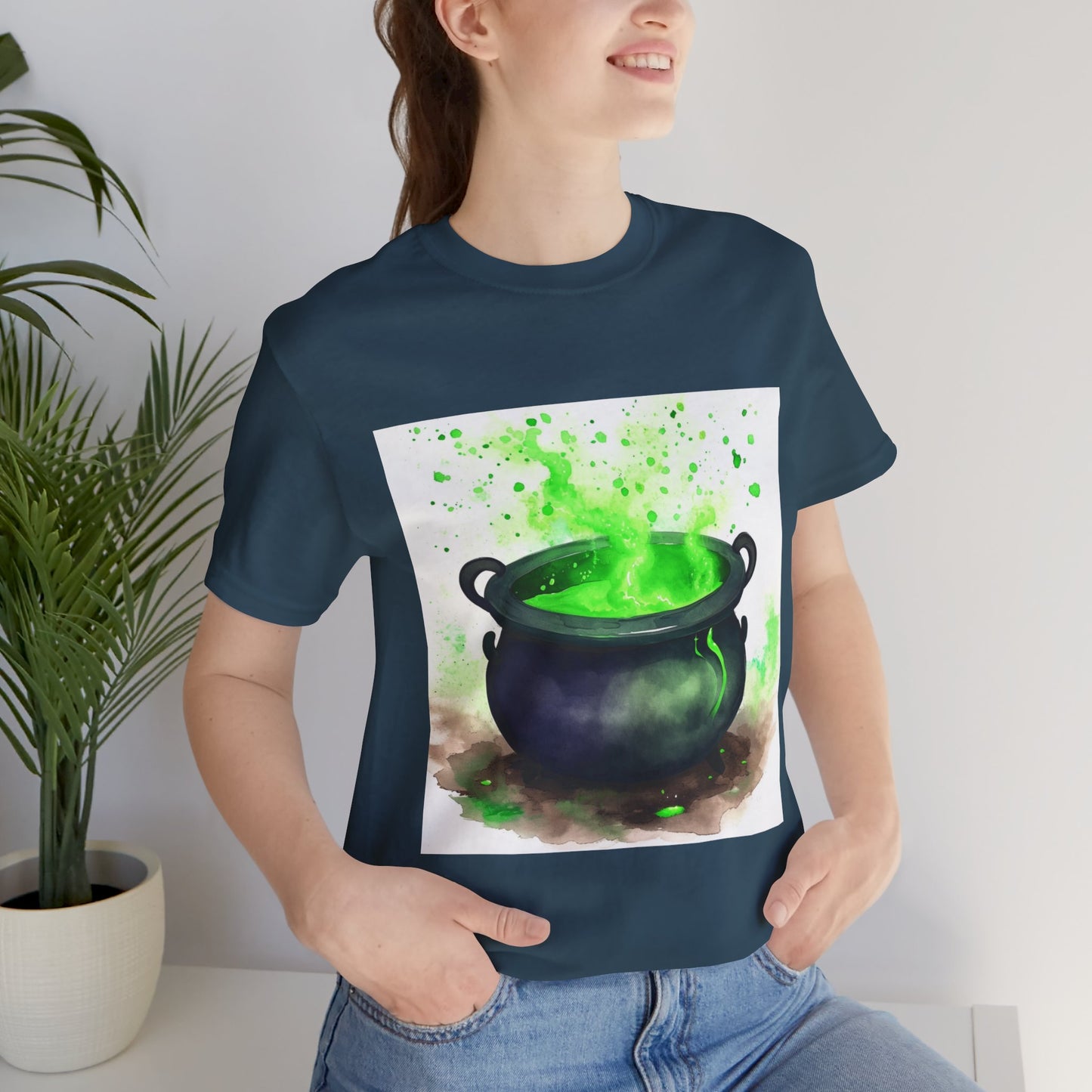 Witch's Cauldron Unisex Jersey Short Sleeve Tee