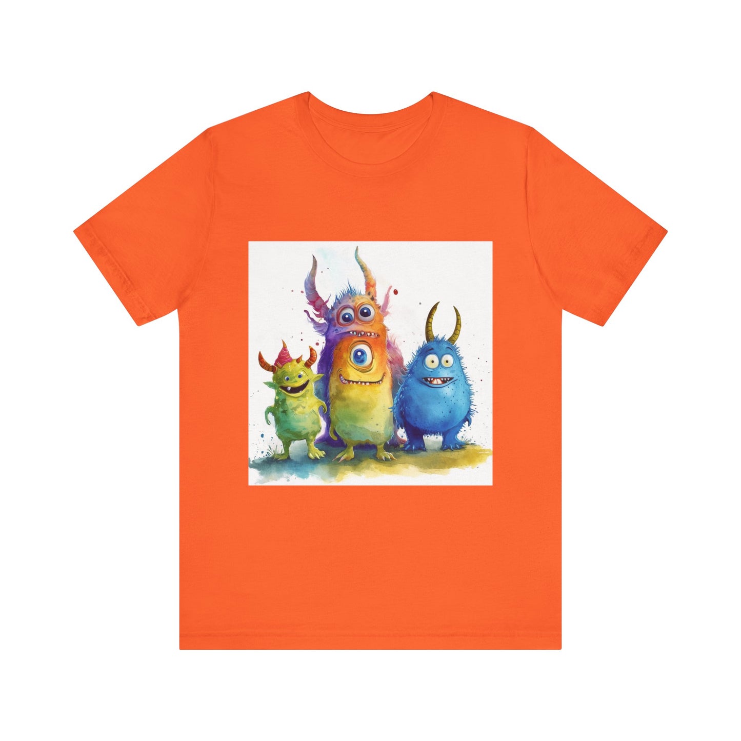 Funny Cartoon Monsters Unisex Jersey Short Sleeve Tee