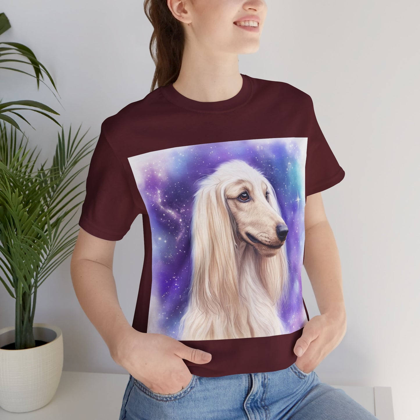 Afghan Hound Unisex Jersey Short Sleeve Tee