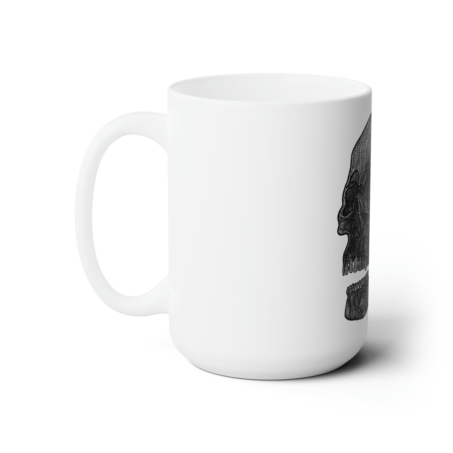 Skull Ceramic Mug 15oz