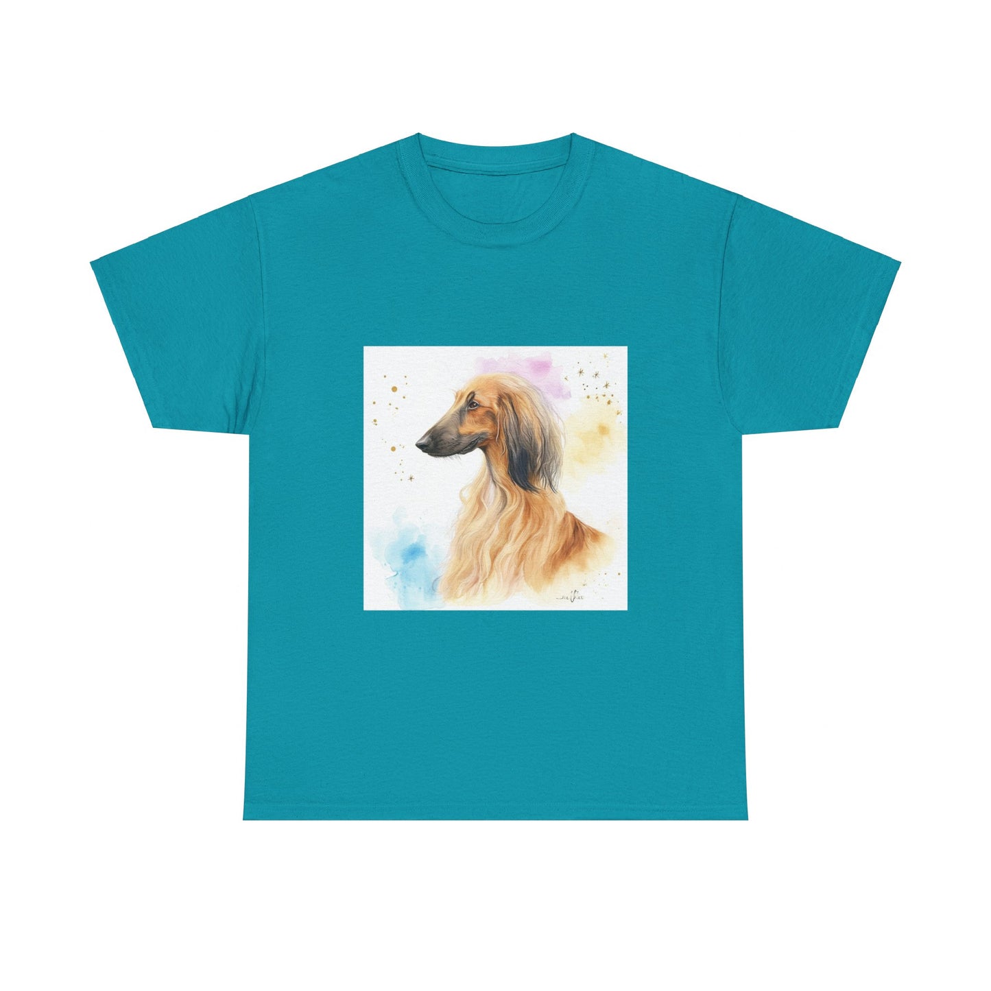 Afghan Hound Puppy Unisex Heavy Cotton Tee