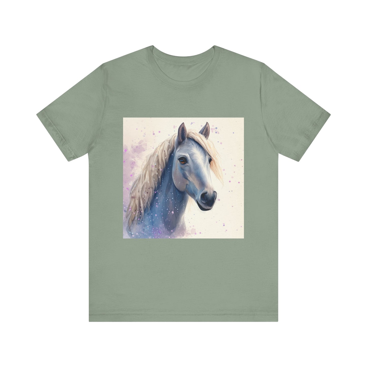 Baby White Horse Unisex Jersey Short Sleeve Tee