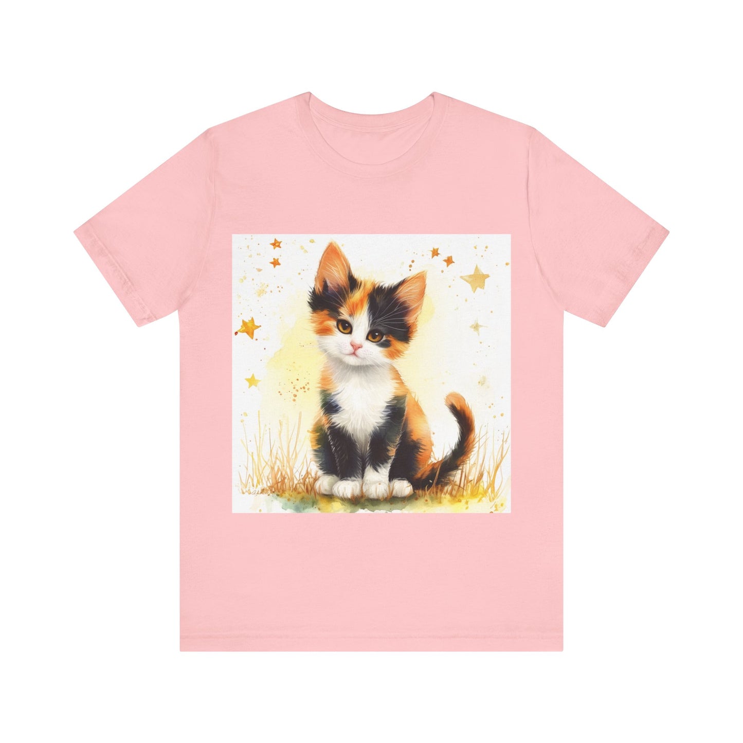 Cute Calico Kitten Unisex Jersey Short Sleeve Tee