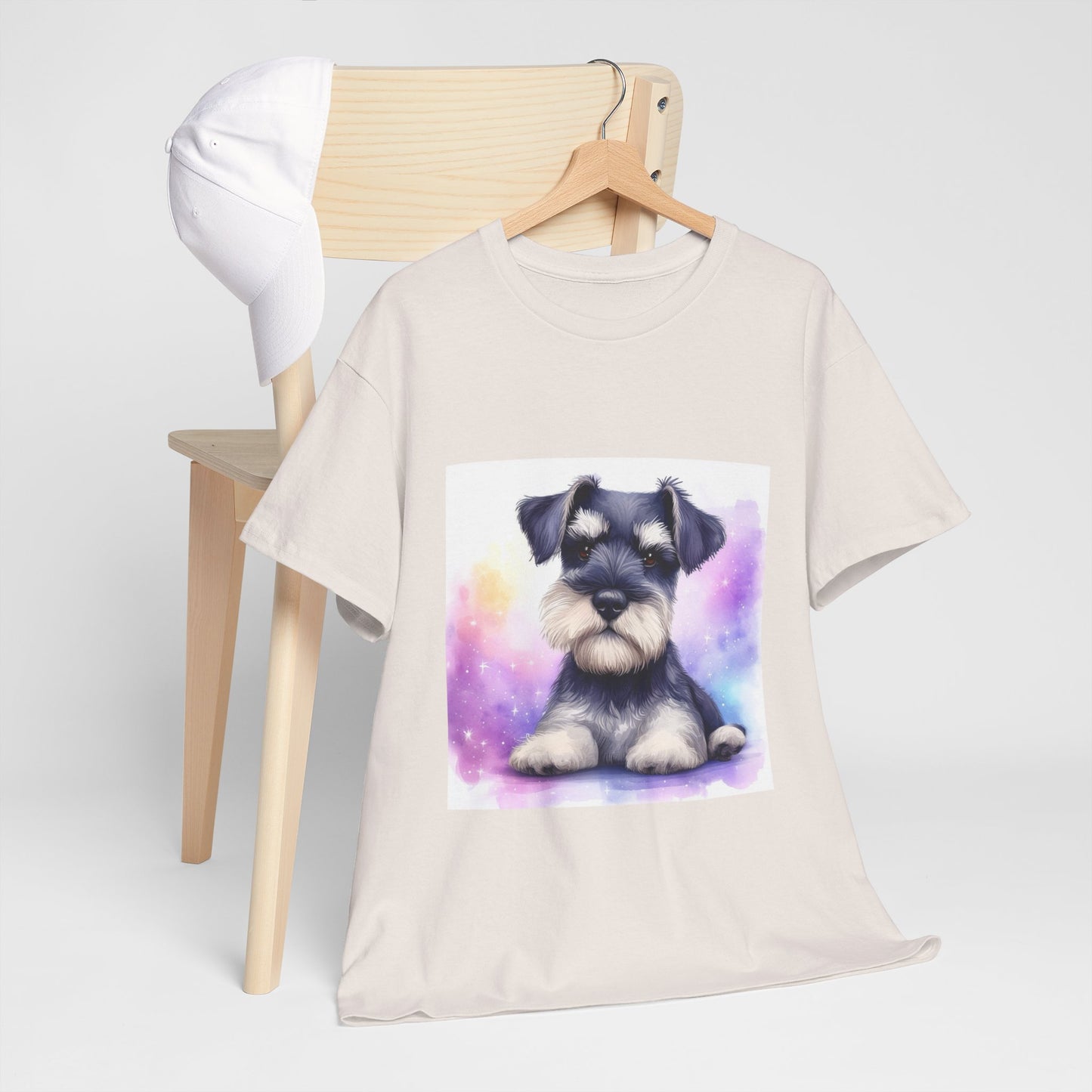 Schnauzer Puppy Unisex Heavy Cotton Tee