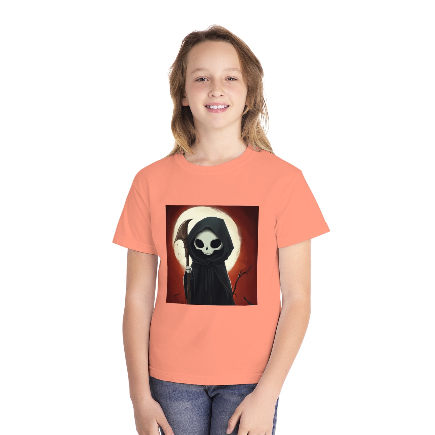 Cute Grim Reaper Youth Midweight Tee