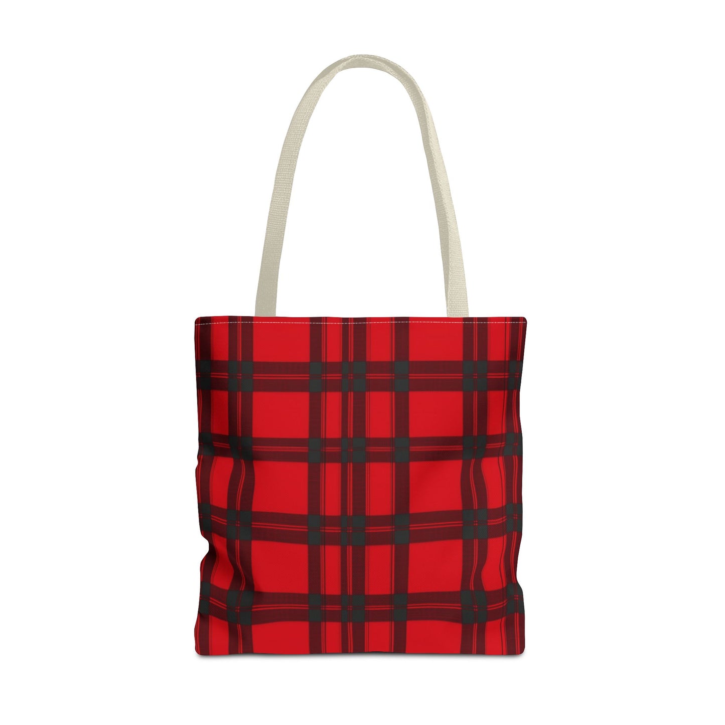 Classic Red and Black Plaid Tote Bag (AOP)