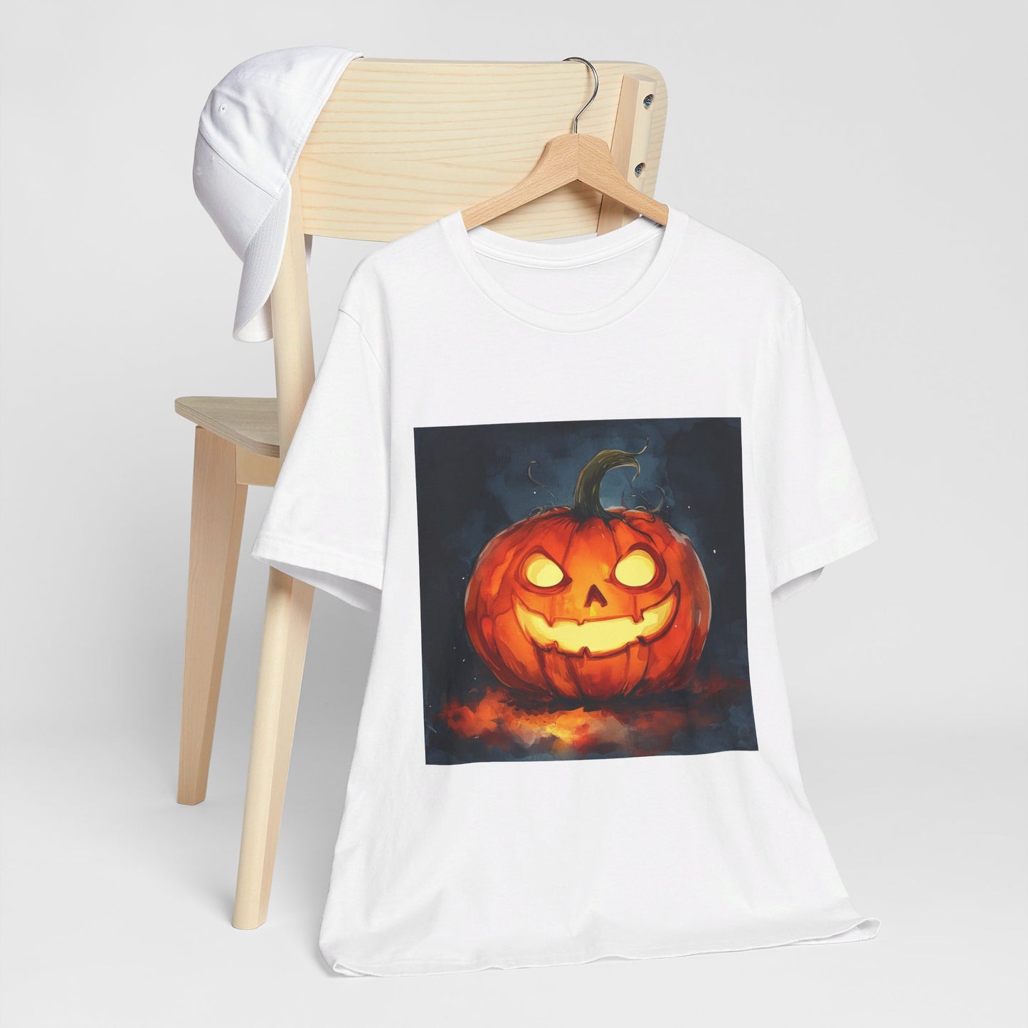 Cute Creepy Jack o Lantern Unisex Jersey Short Sleeve Tee