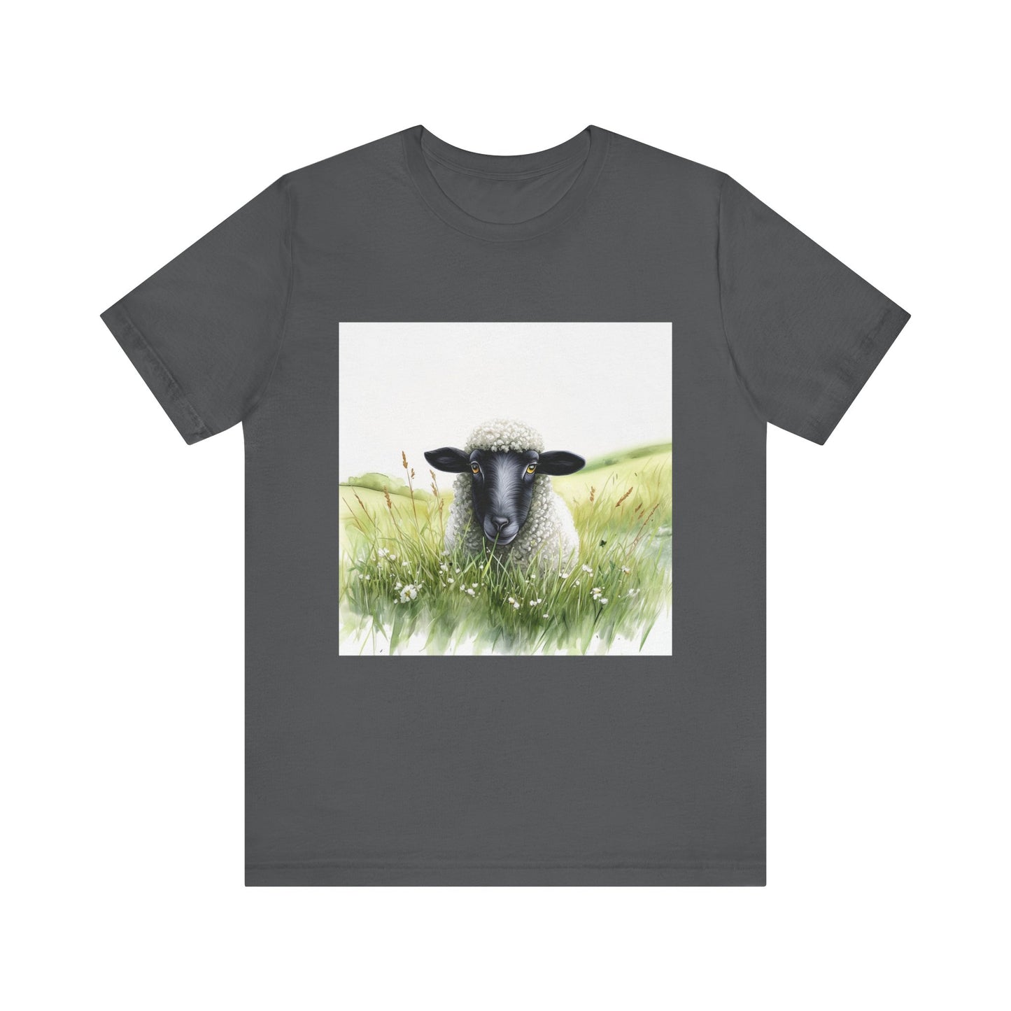 Cute Sheep Unisex Jersey Short Sleeve Tee