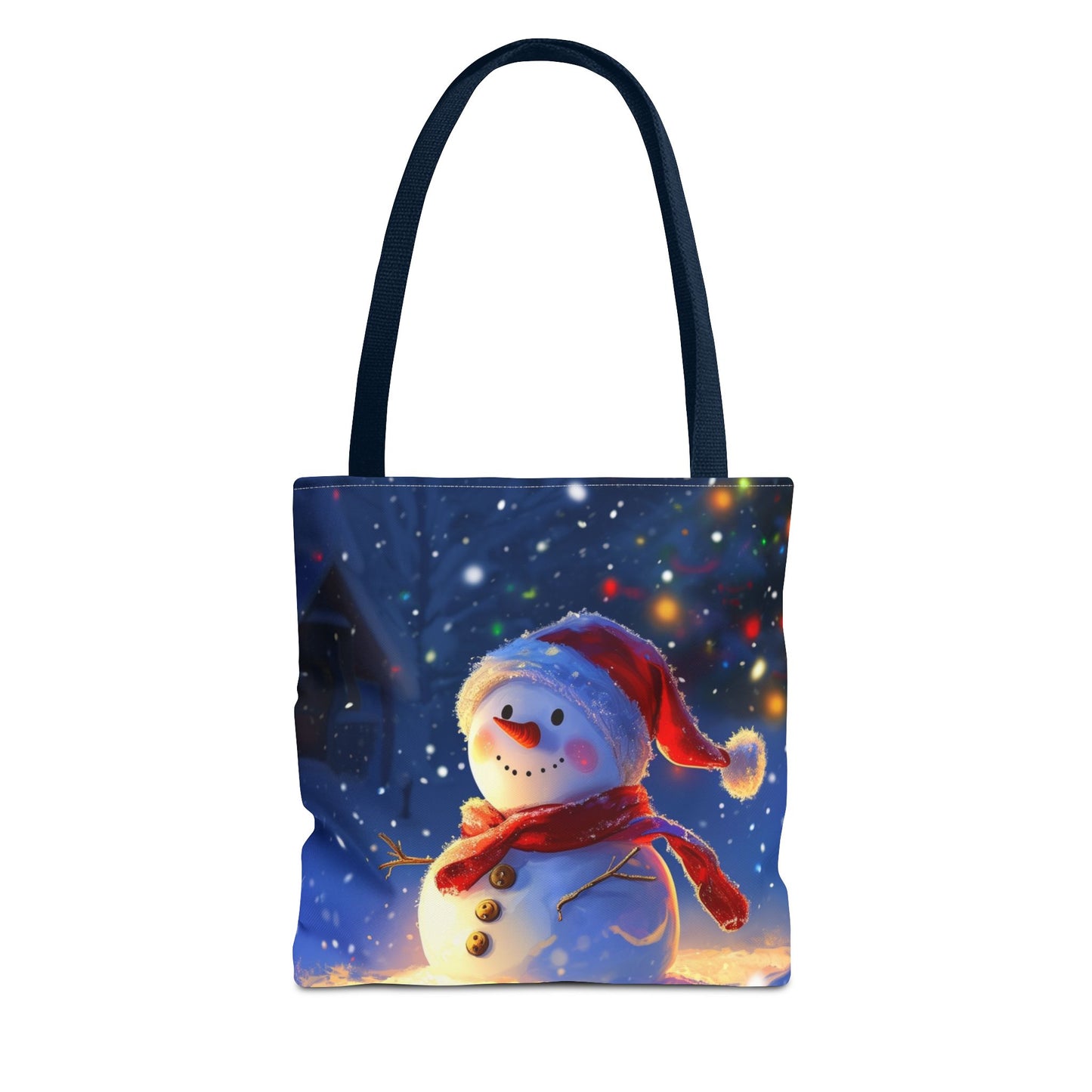 Cute Snowman Tote Bag (AOP)