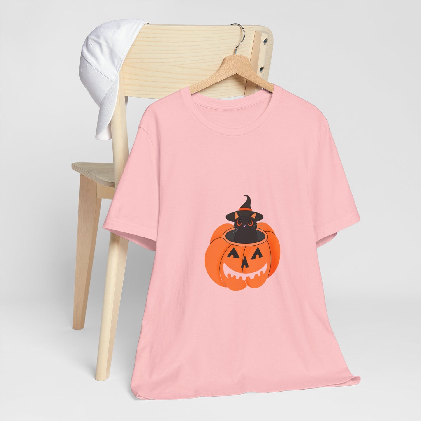 Cute Cat Halloween Unisex Jersey Short Sleeve Tee