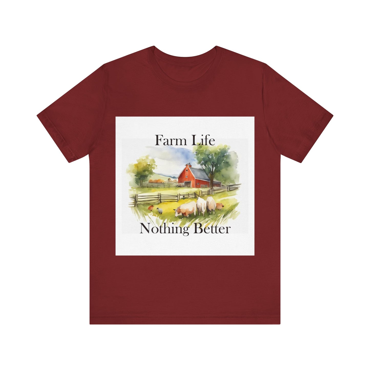 Farm Life Unisex Jersey Short Sleeve Tee