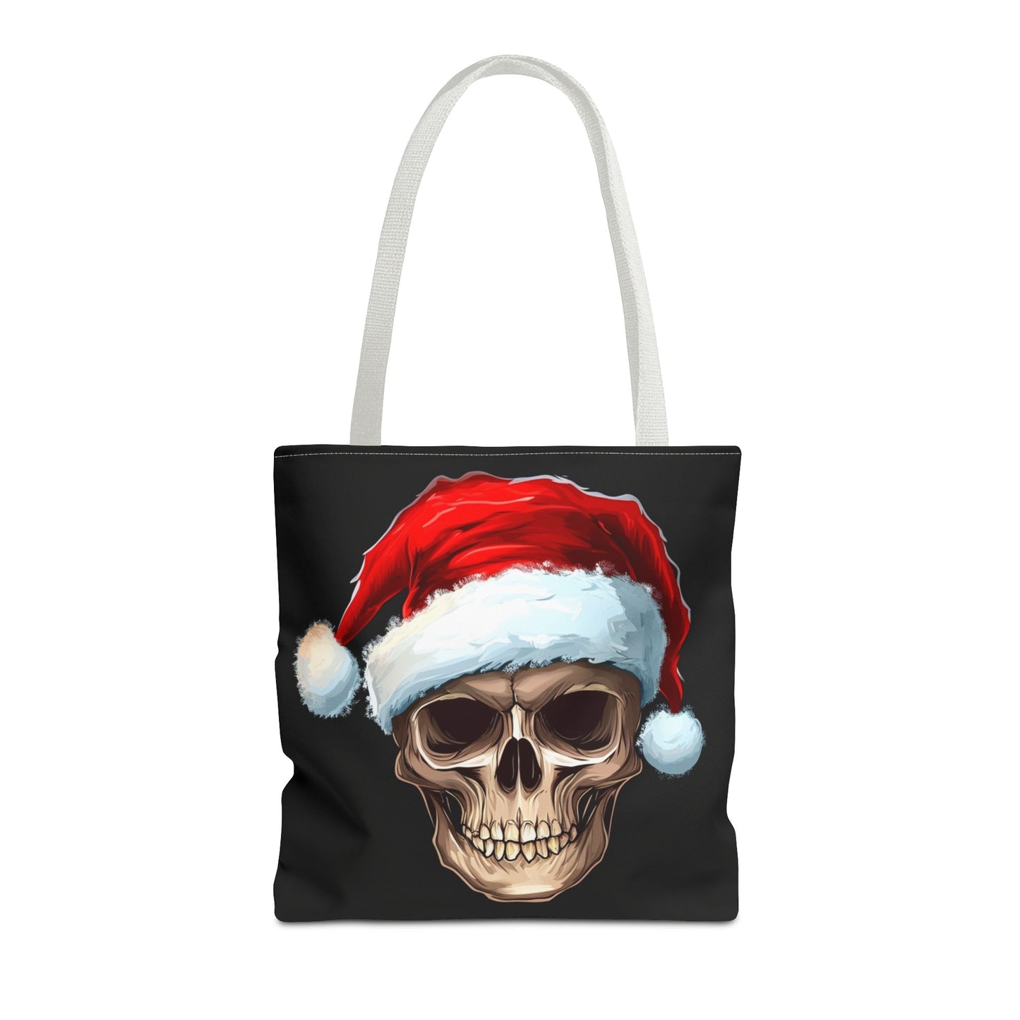 Santa Hat Skull Tote Bag (AOP)