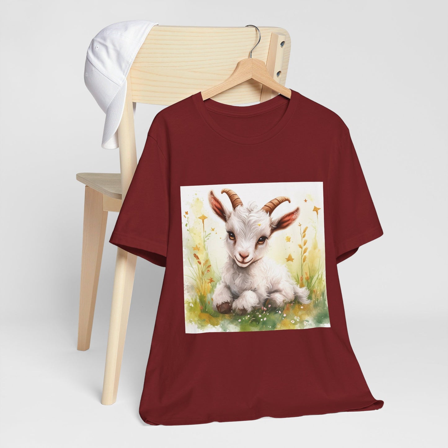 Cute Goat Unisex Jersey Short Sleeve Tee