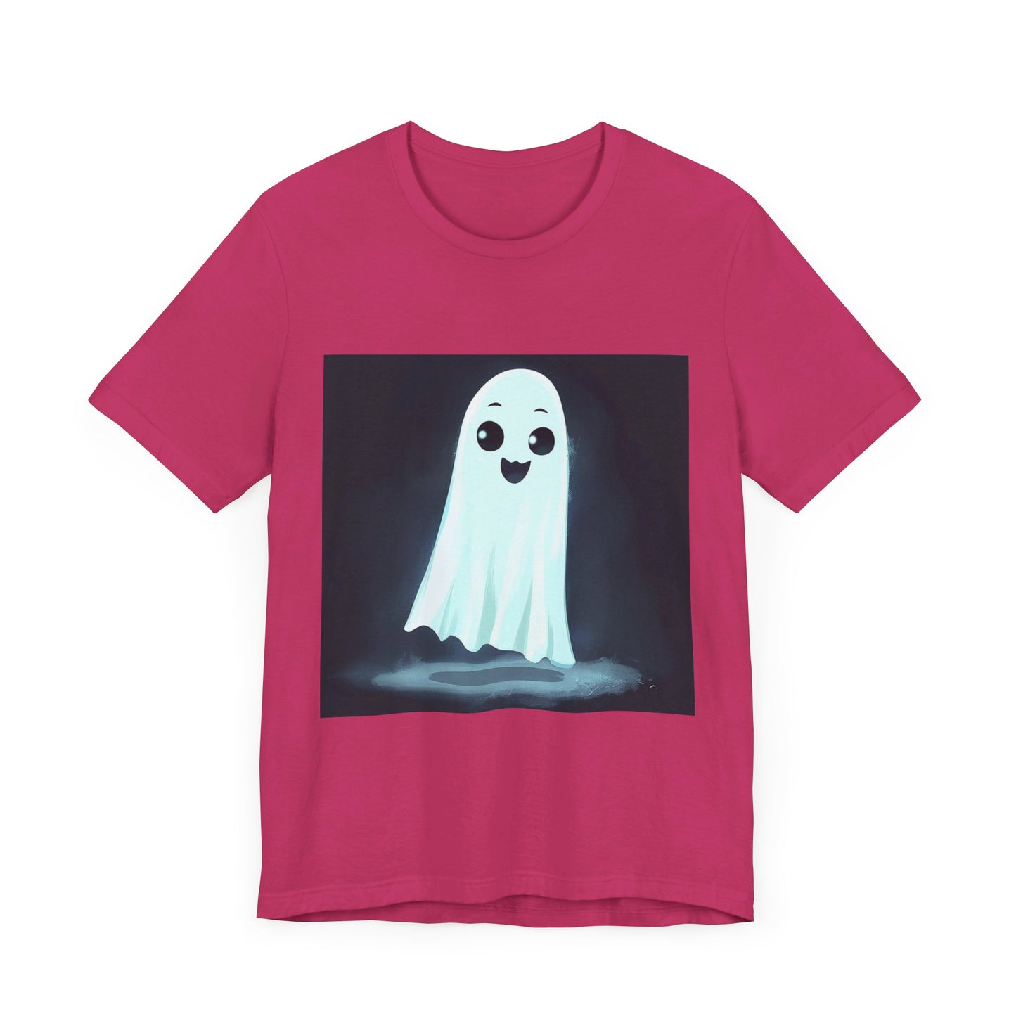 Cute Haunting Ghost Unisex Jersey Short Sleeve Tee