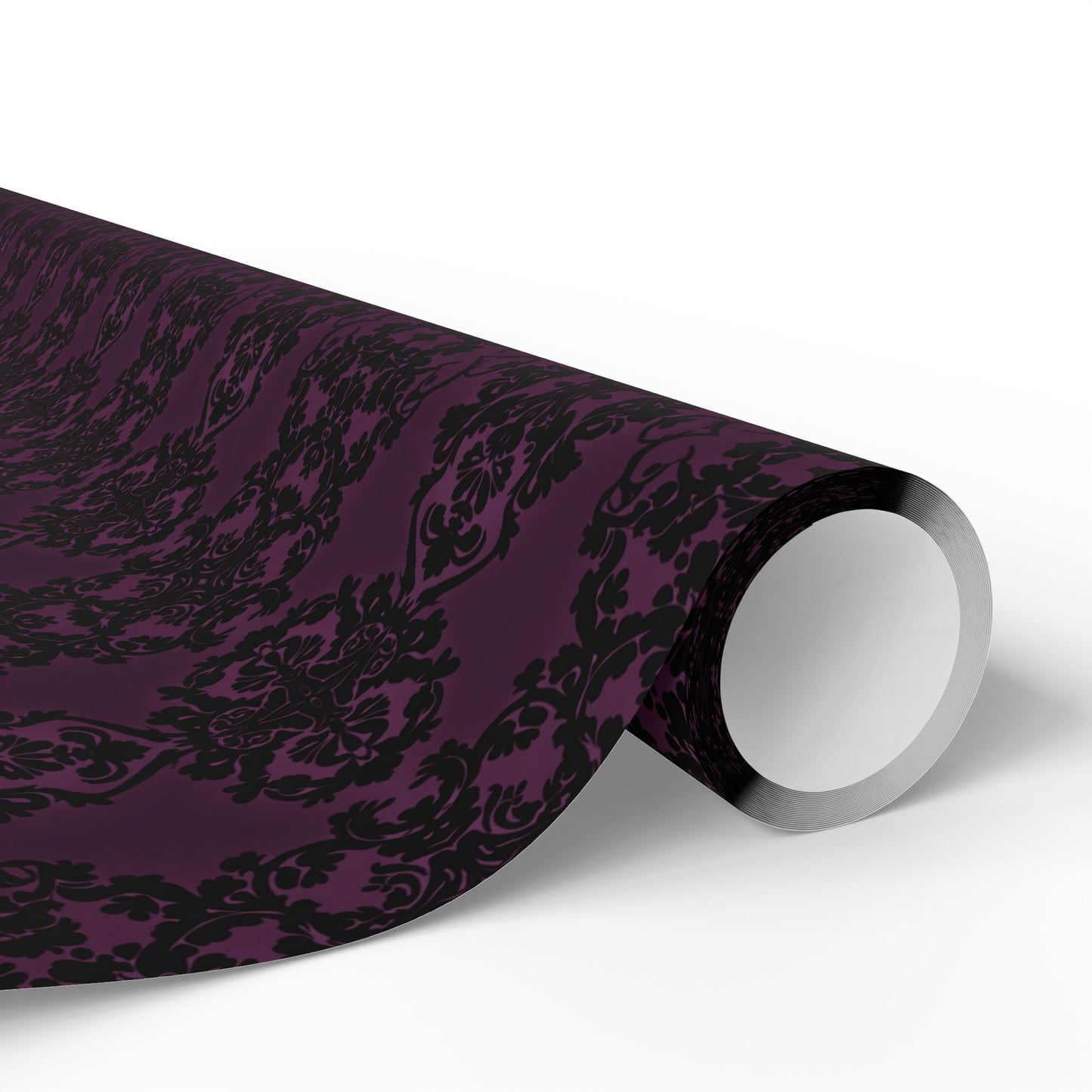 Black and Purple Victorian Pattern Wrapping Papers