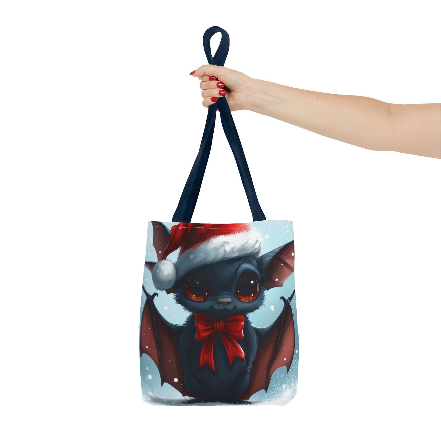 Cute Festive Bat Tote Bag (AOP)