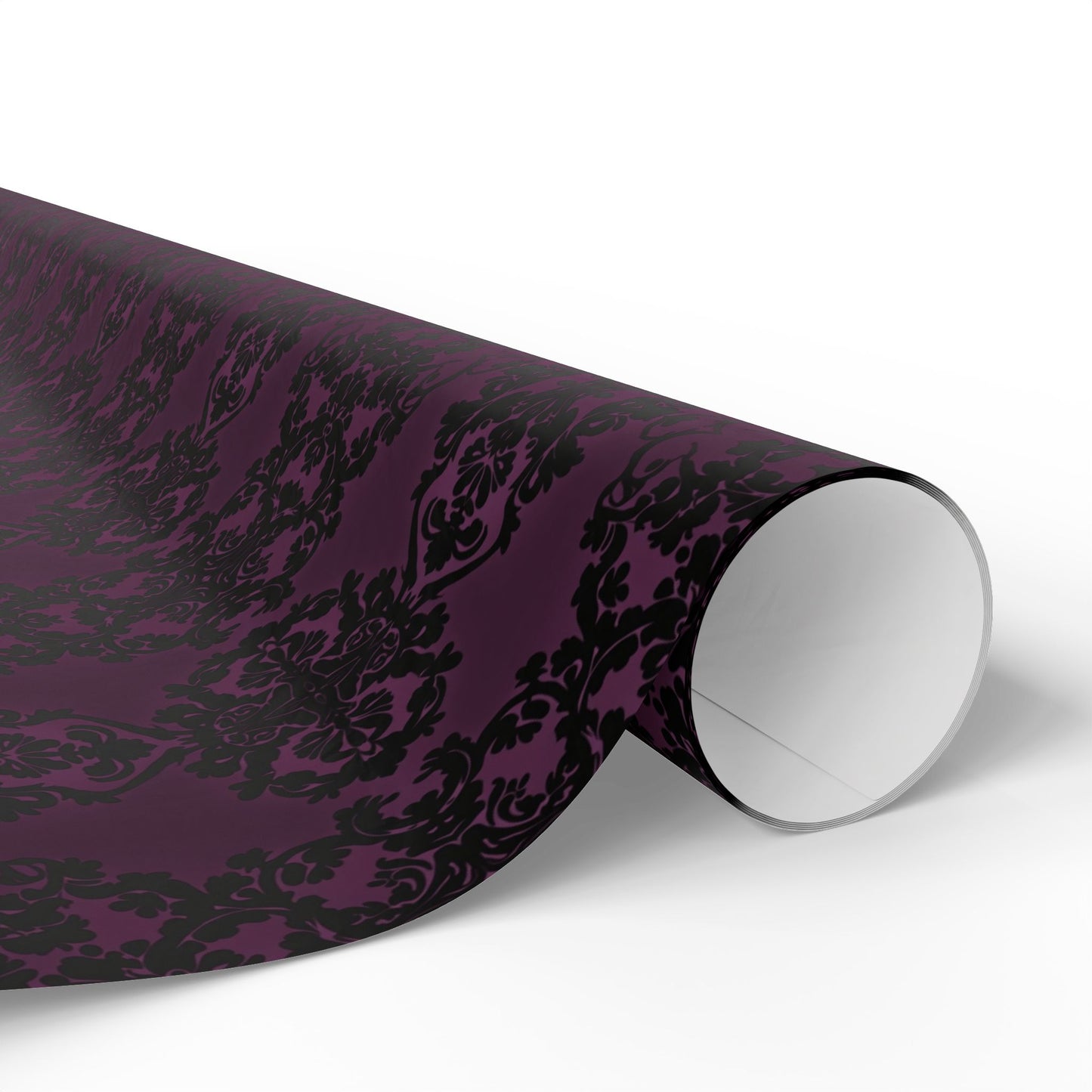 Black and Purple Victorian Pattern Wrapping Papers