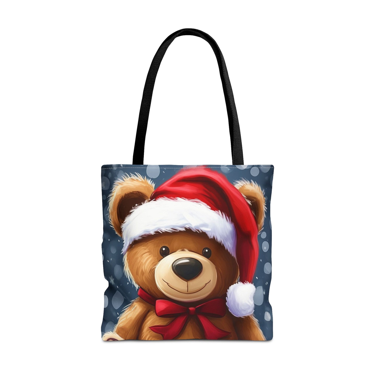 Cute Holiday Teddy Tote Bag (AOP)