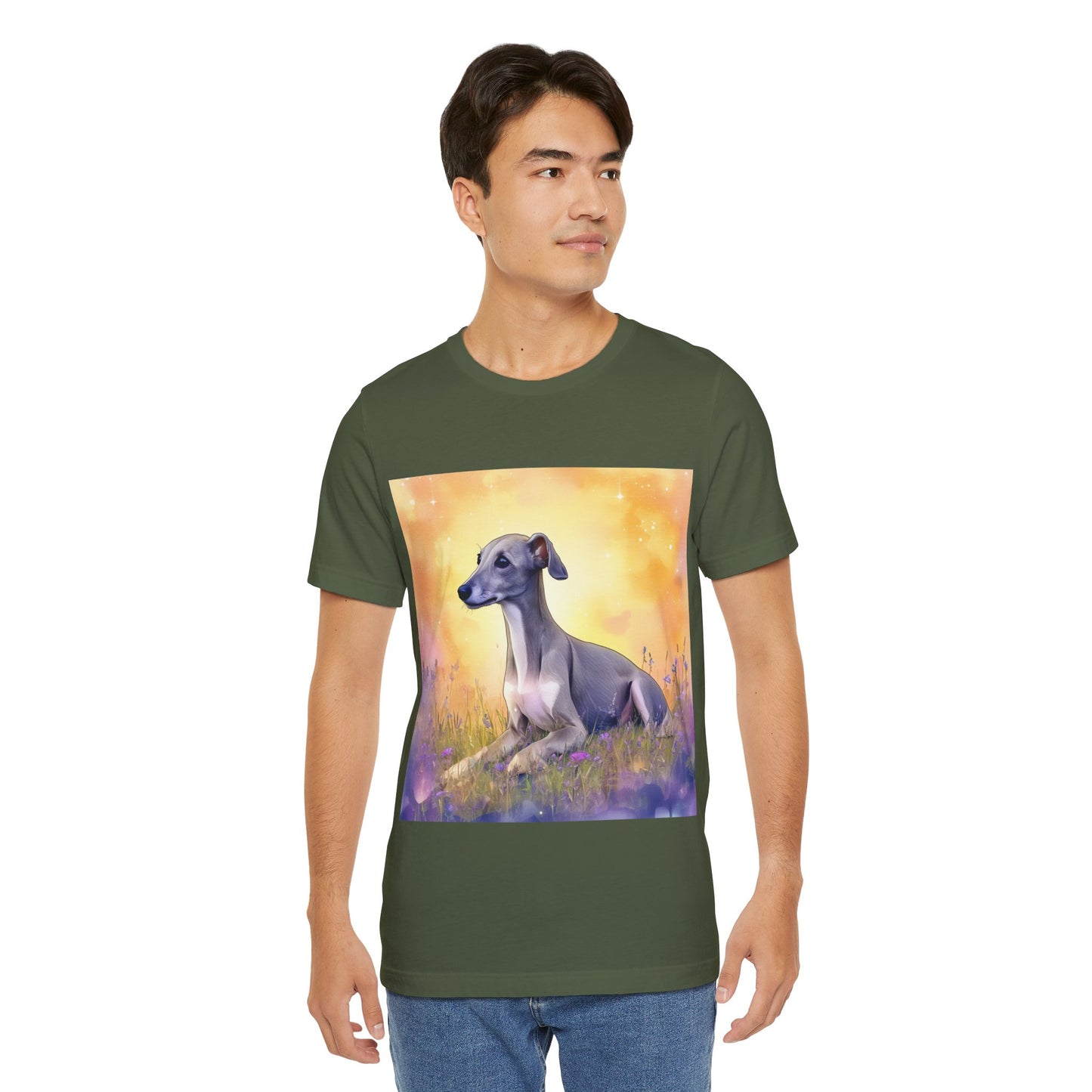 Sunset Greyhound Jersey Short Sleeve Tee