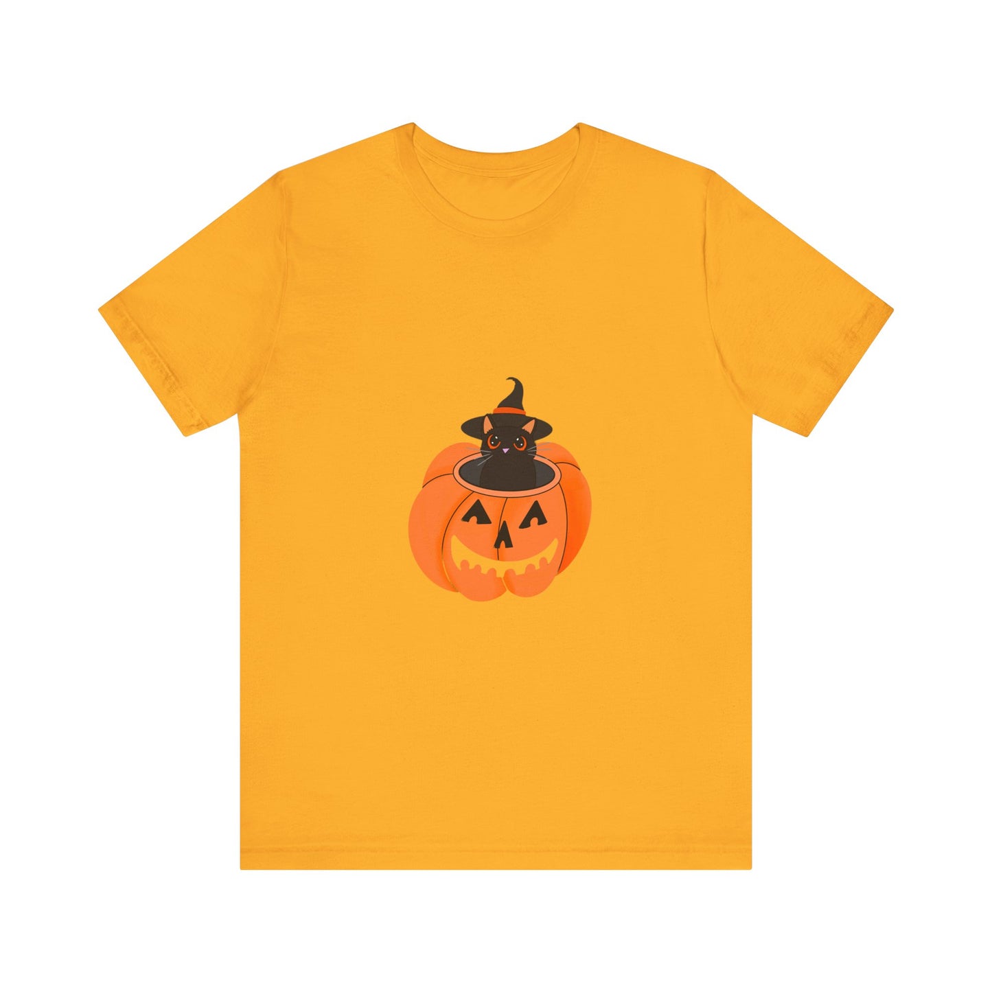 Cute Cat Halloween Unisex Jersey Short Sleeve Tee