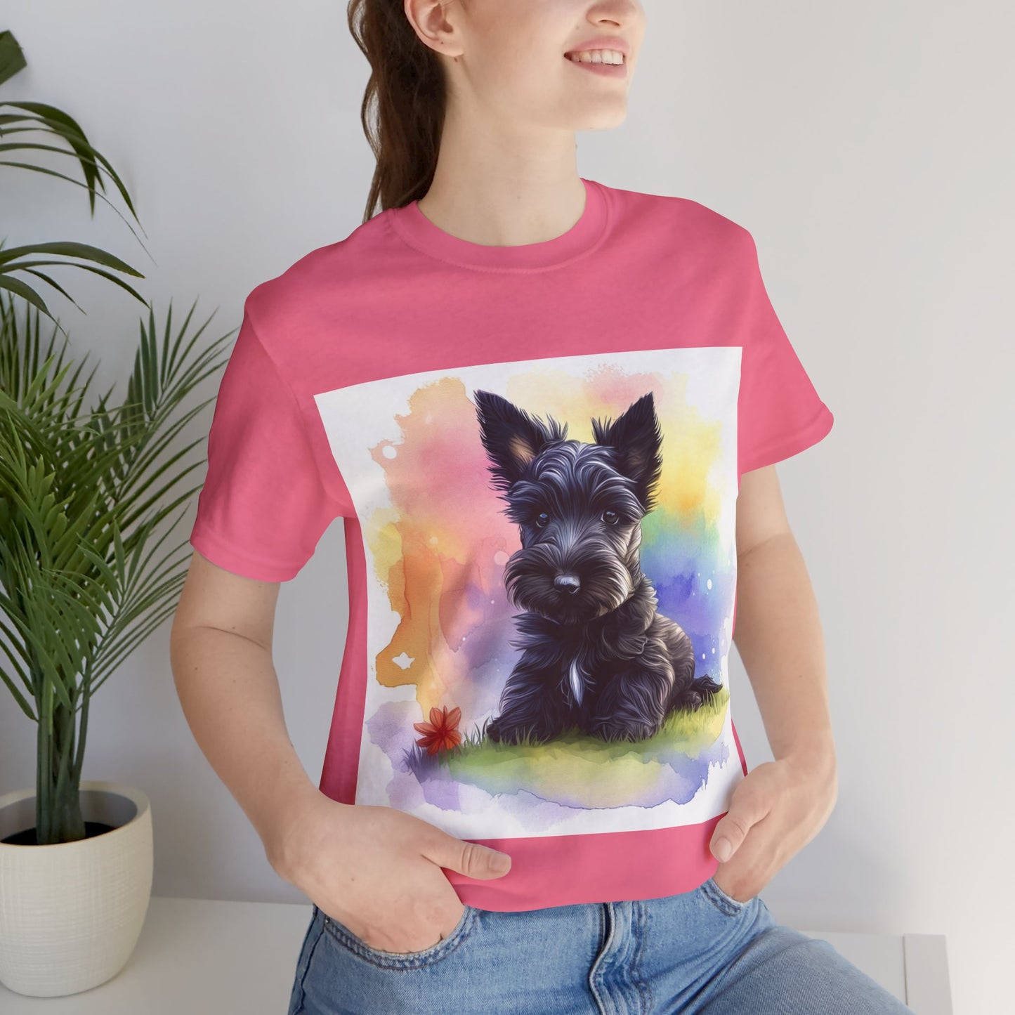 Scottish Terrier Unisex Jersey Short Sleeve Tee