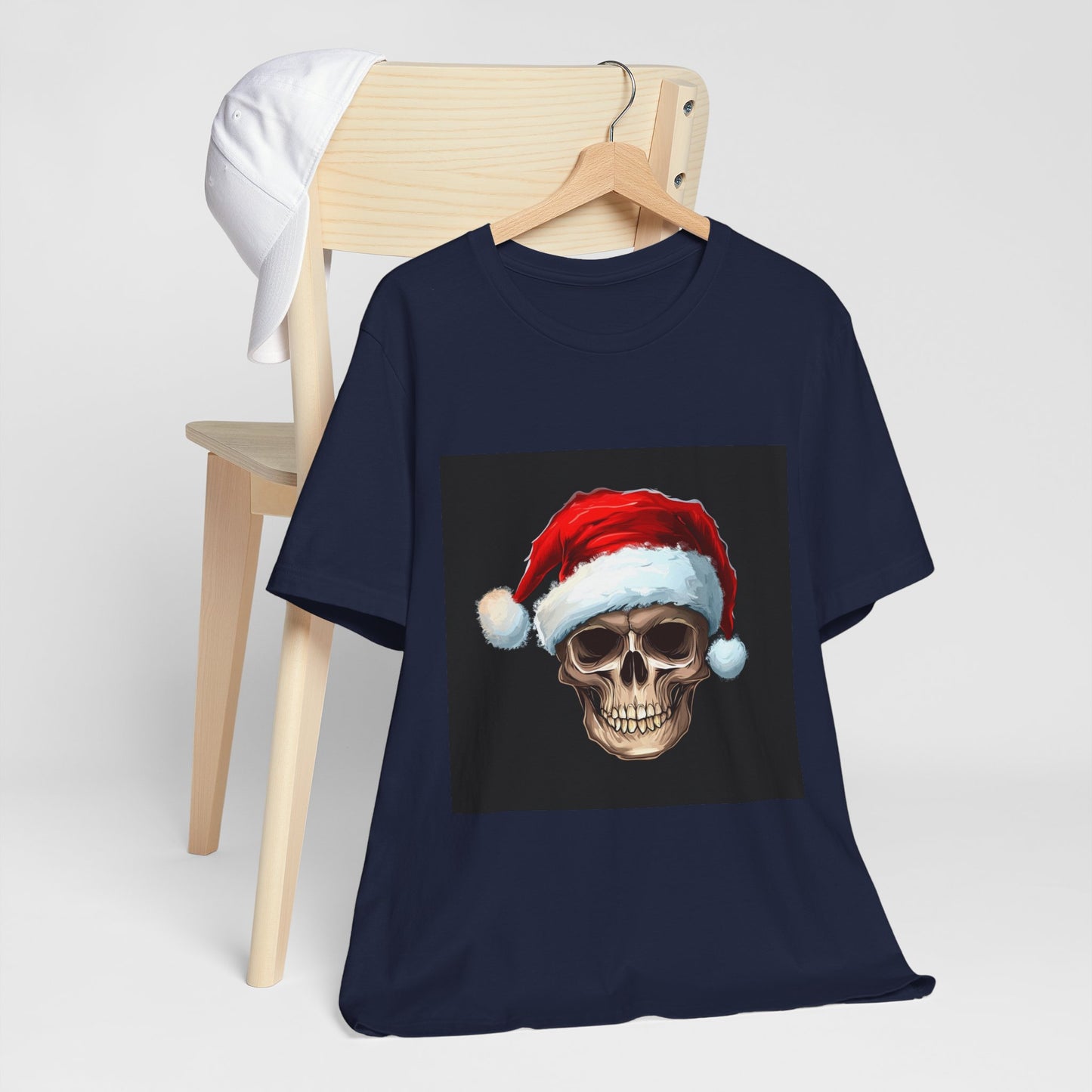 Santa Hat Skull Unisex Jersey Tee