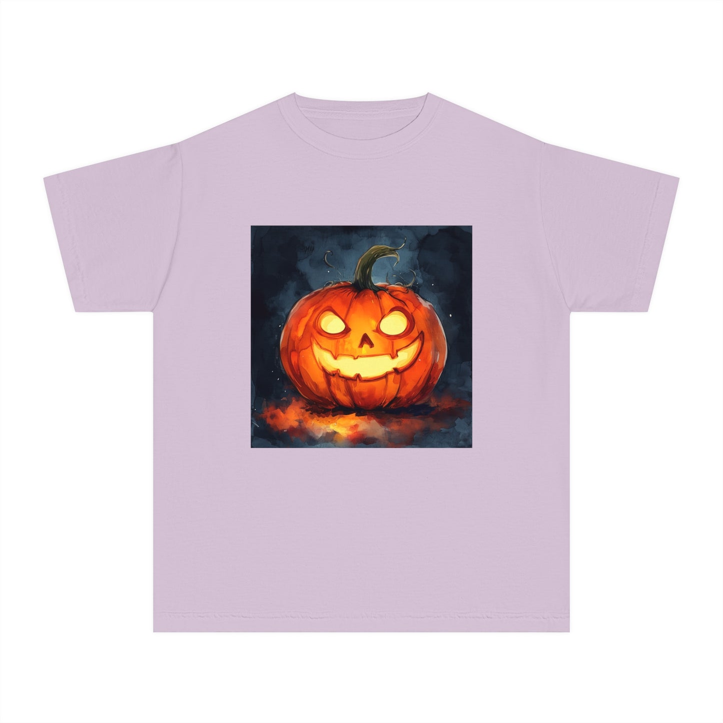 Cute Creepy Jack o' Lantern Youth Midweight Tee