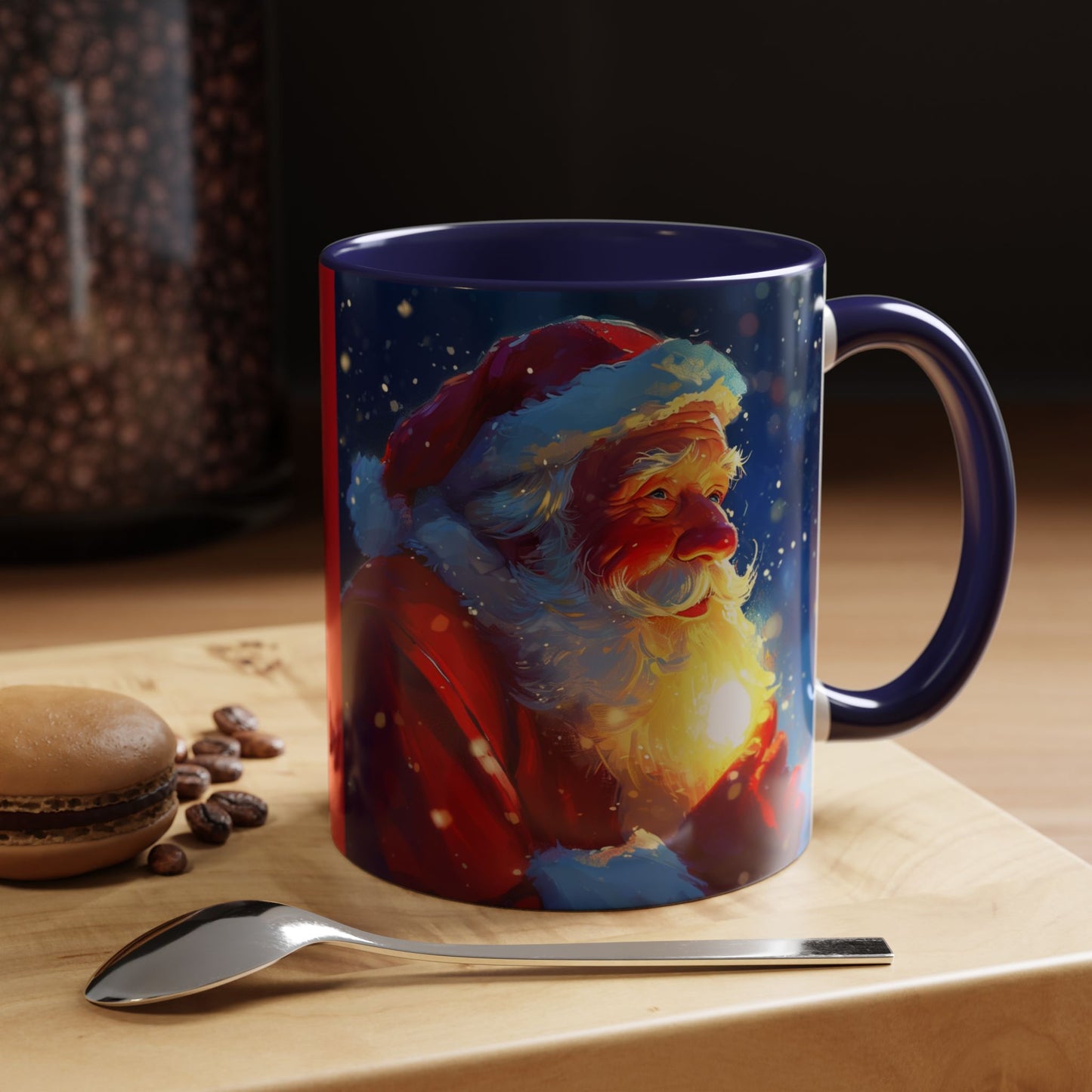 Santa Claus Accent Coffee Mug (11, 15oz)