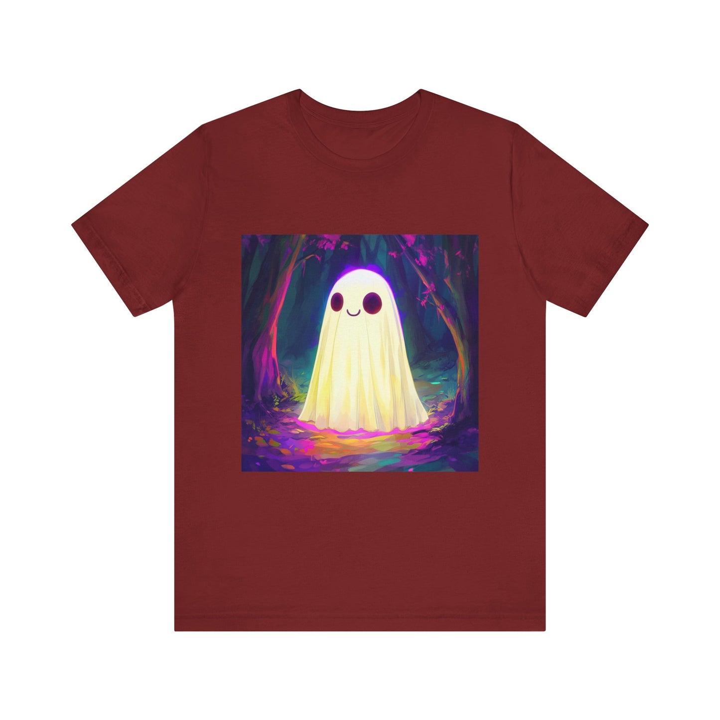 Cute Neon Ghost Unisex Jersey Short Sleeve Tee