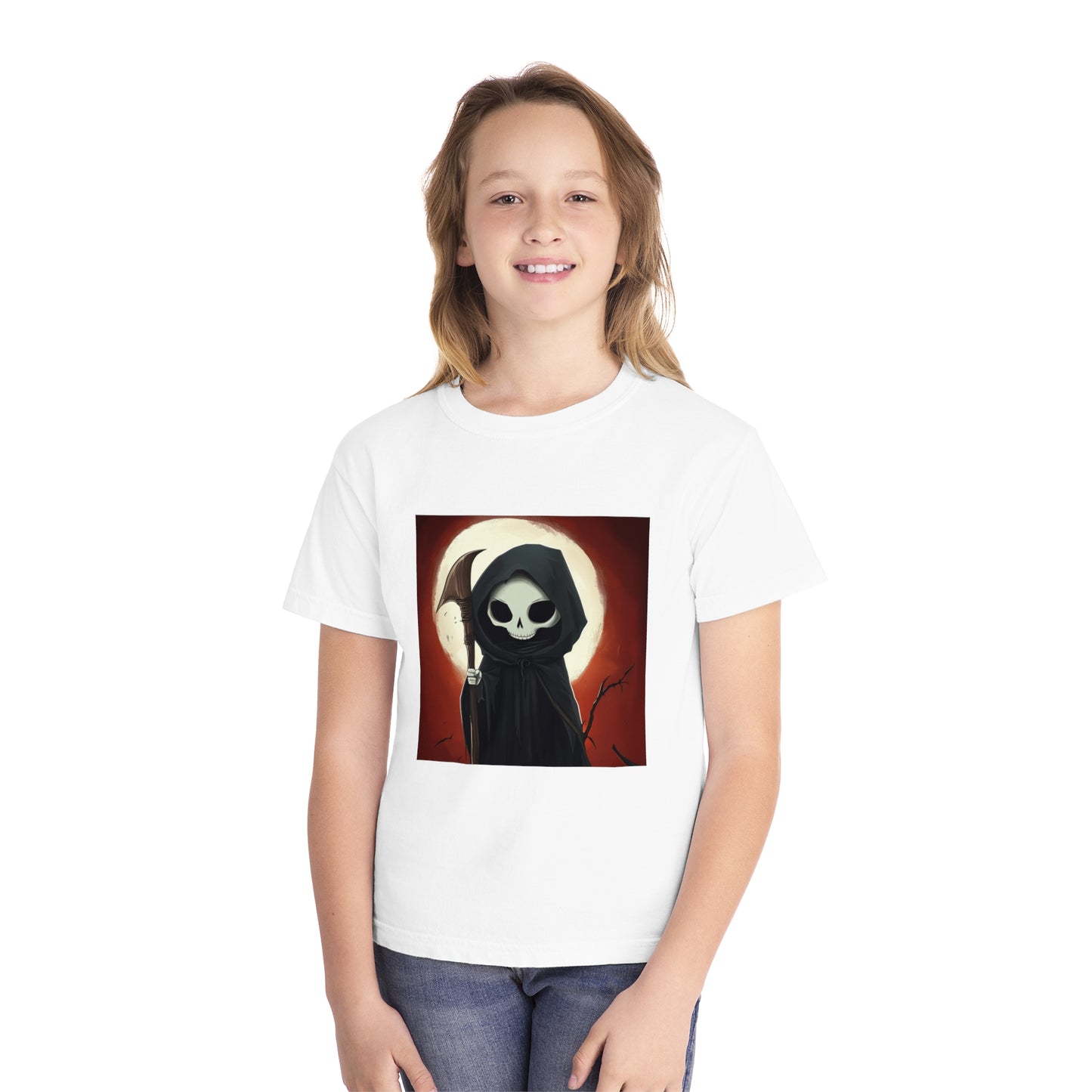 Cute Grim Reaper Youth Midweight Tee