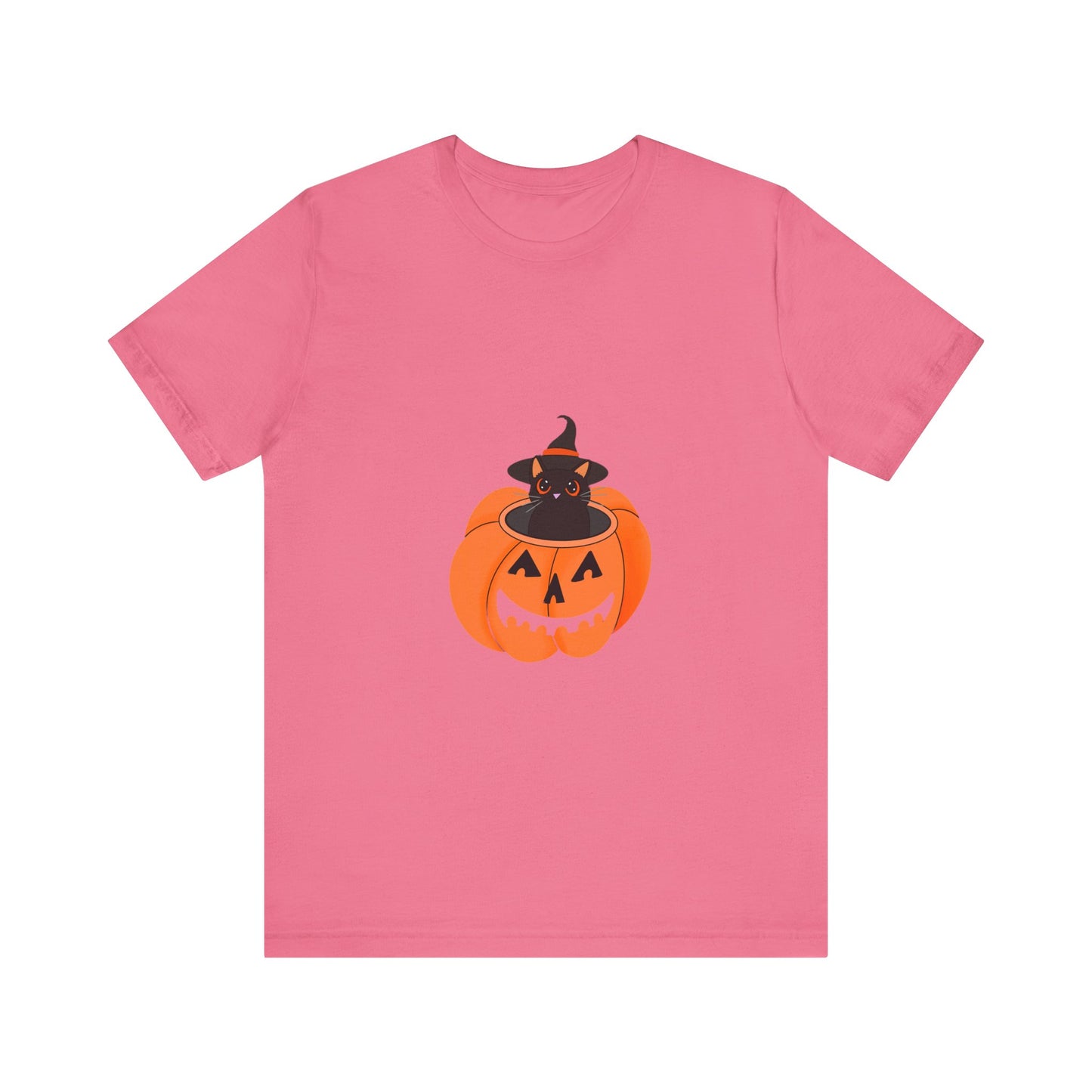 Cute Cat Halloween Unisex Jersey Short Sleeve Tee