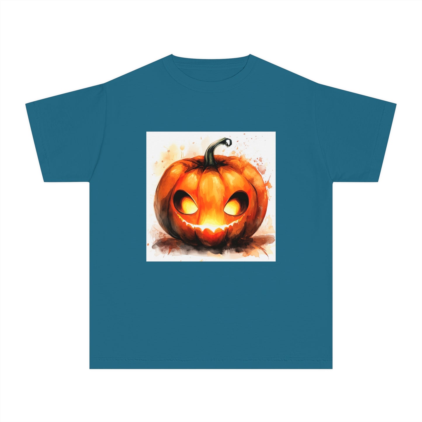 Cute Happy Jack o' Lantern Youth Midweight Tee