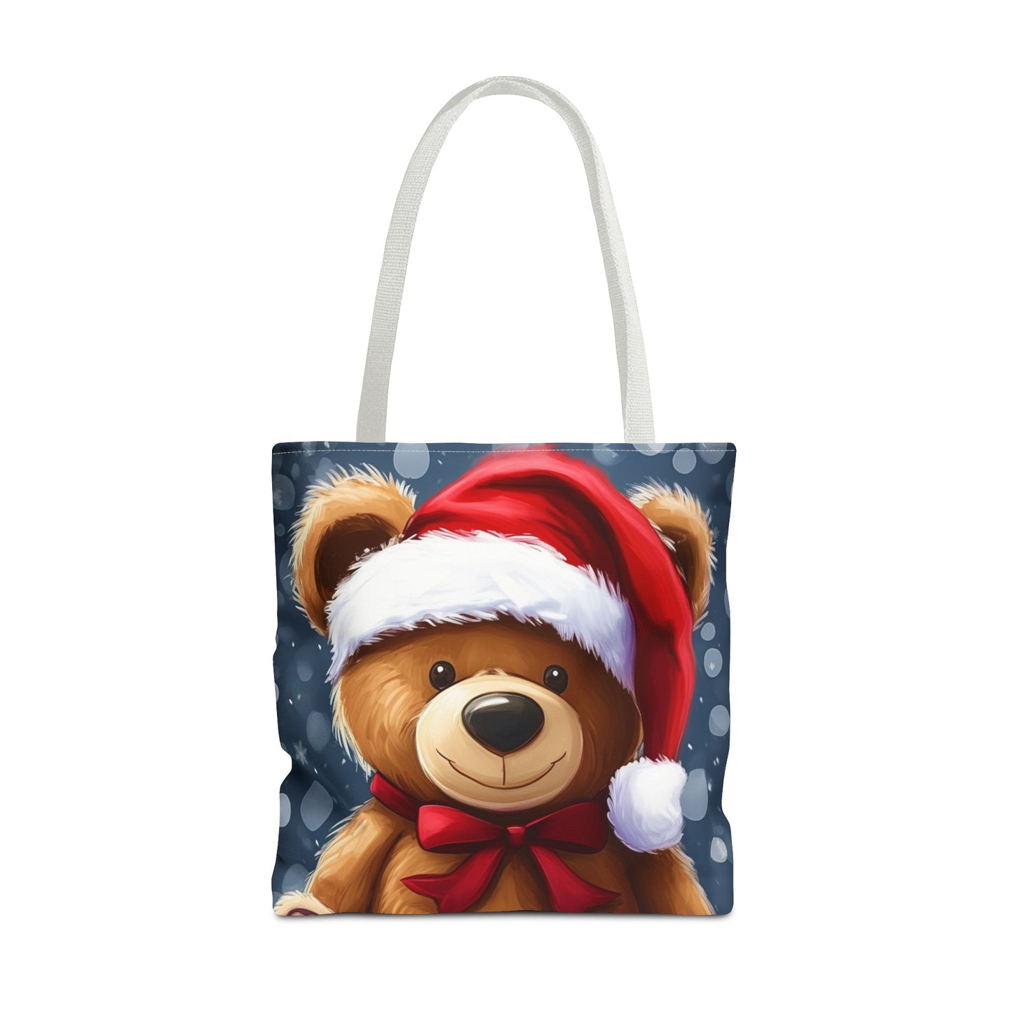 Cute Holiday Teddy Tote Bag (AOP)