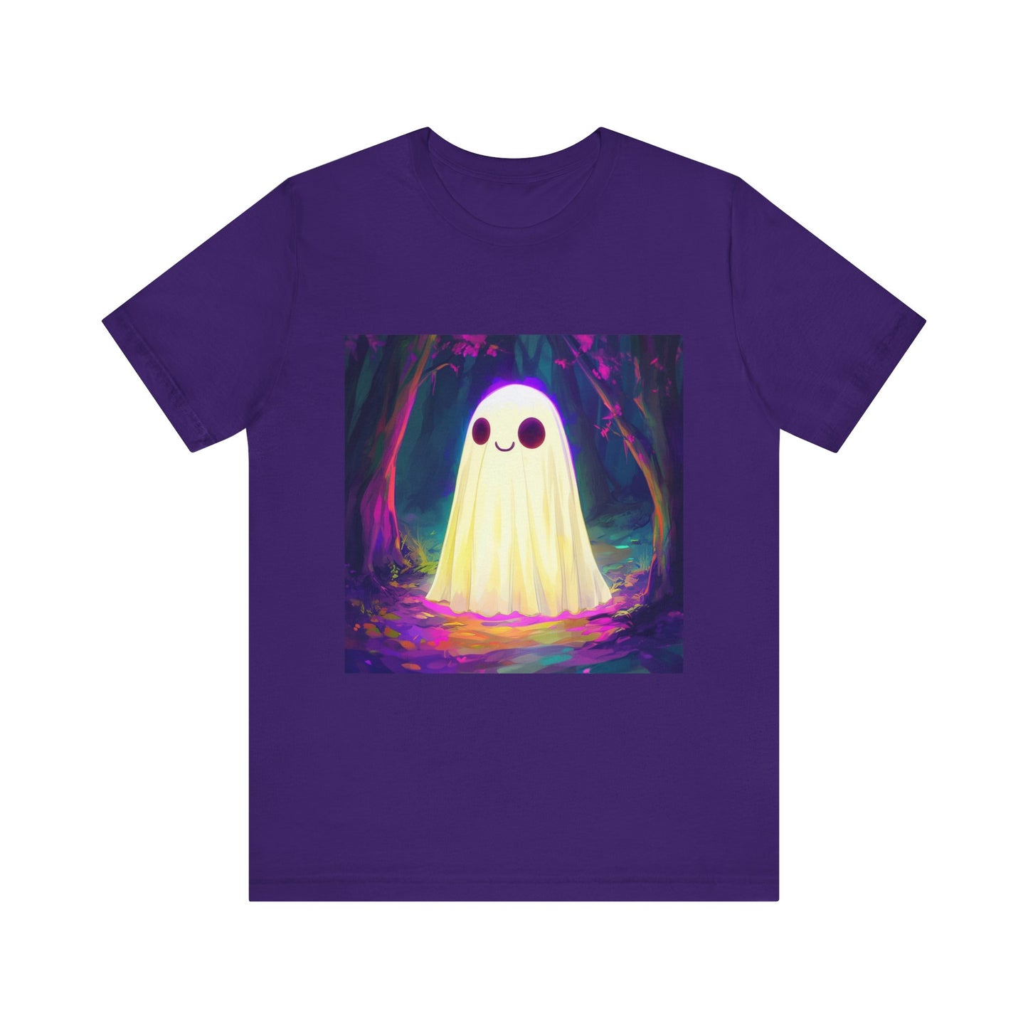 Cute Neon Ghost Unisex Jersey Short Sleeve Tee