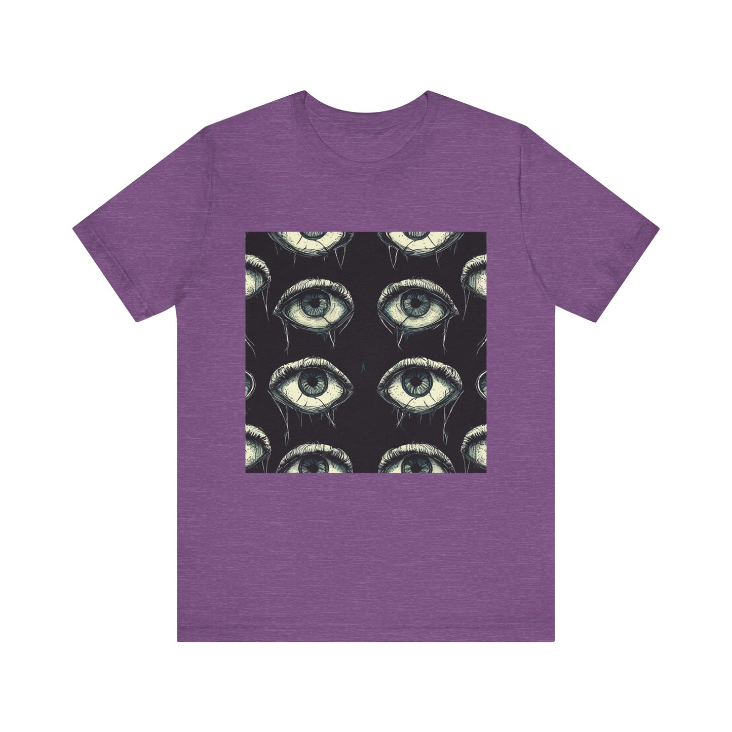 Spooky Eye Pattern Unisex Jersey Short Sleeve Tee