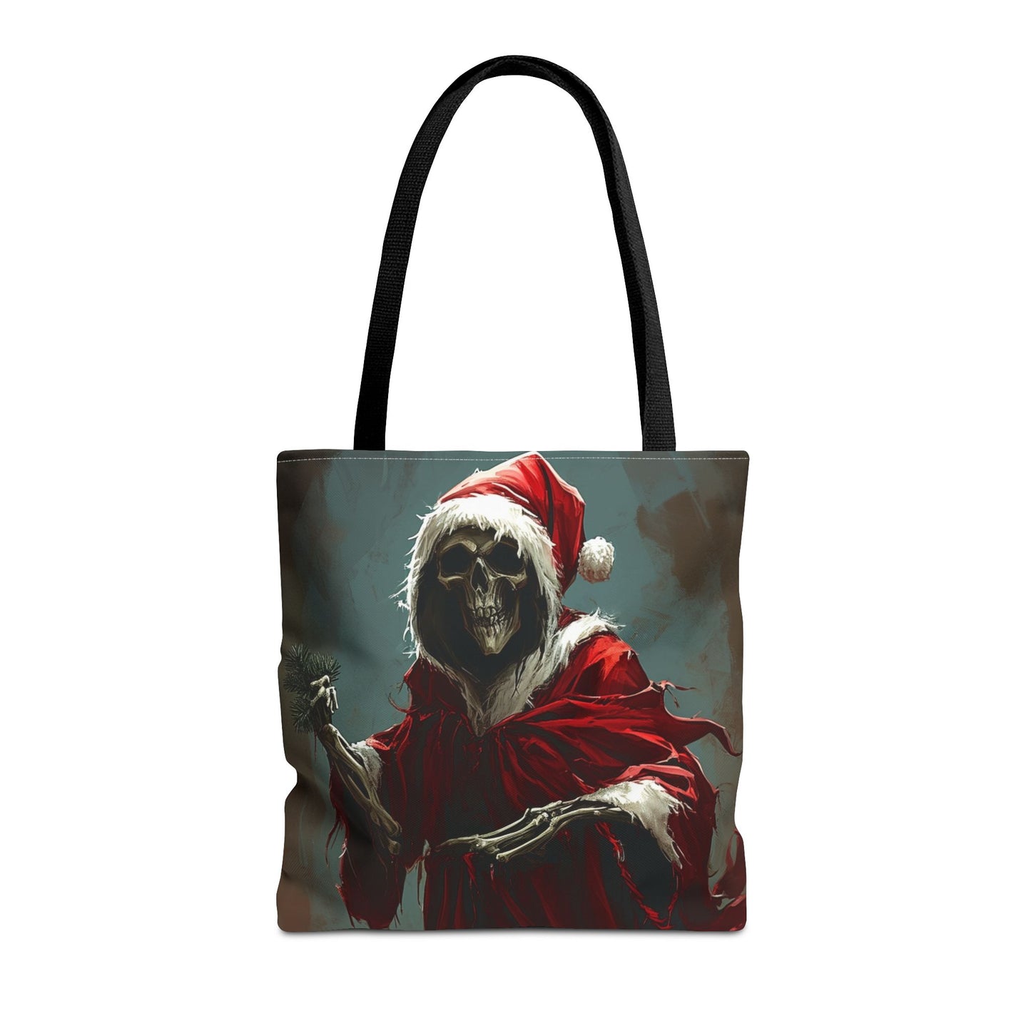 Santa Grim Reaper Tote Bag (AOP)