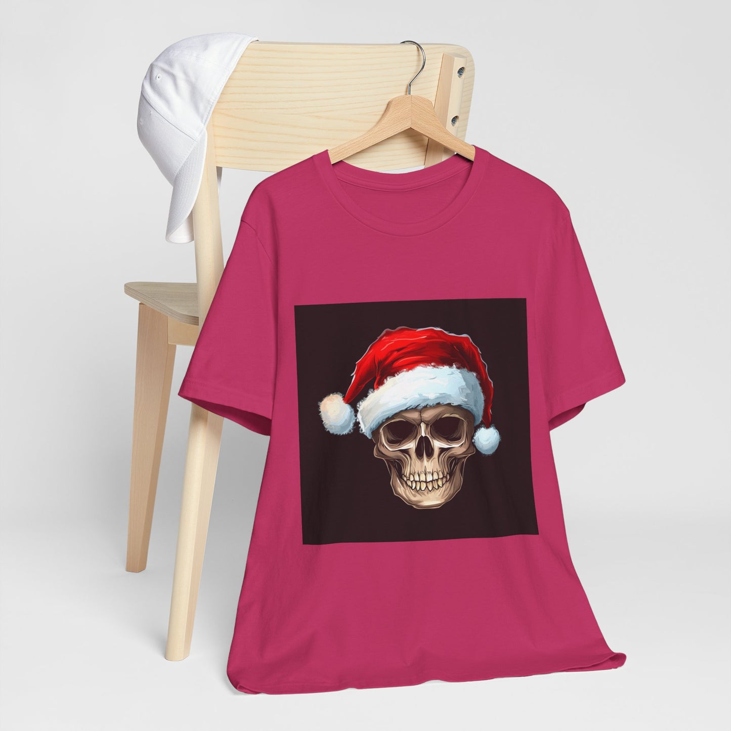 Santa Hat Skull Unisex Jersey Tee