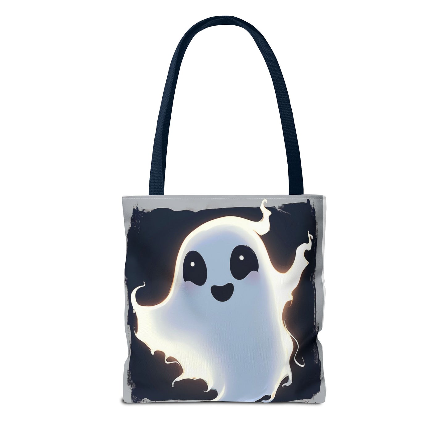 Cute Happy Ghost Tote Bag (AOP)