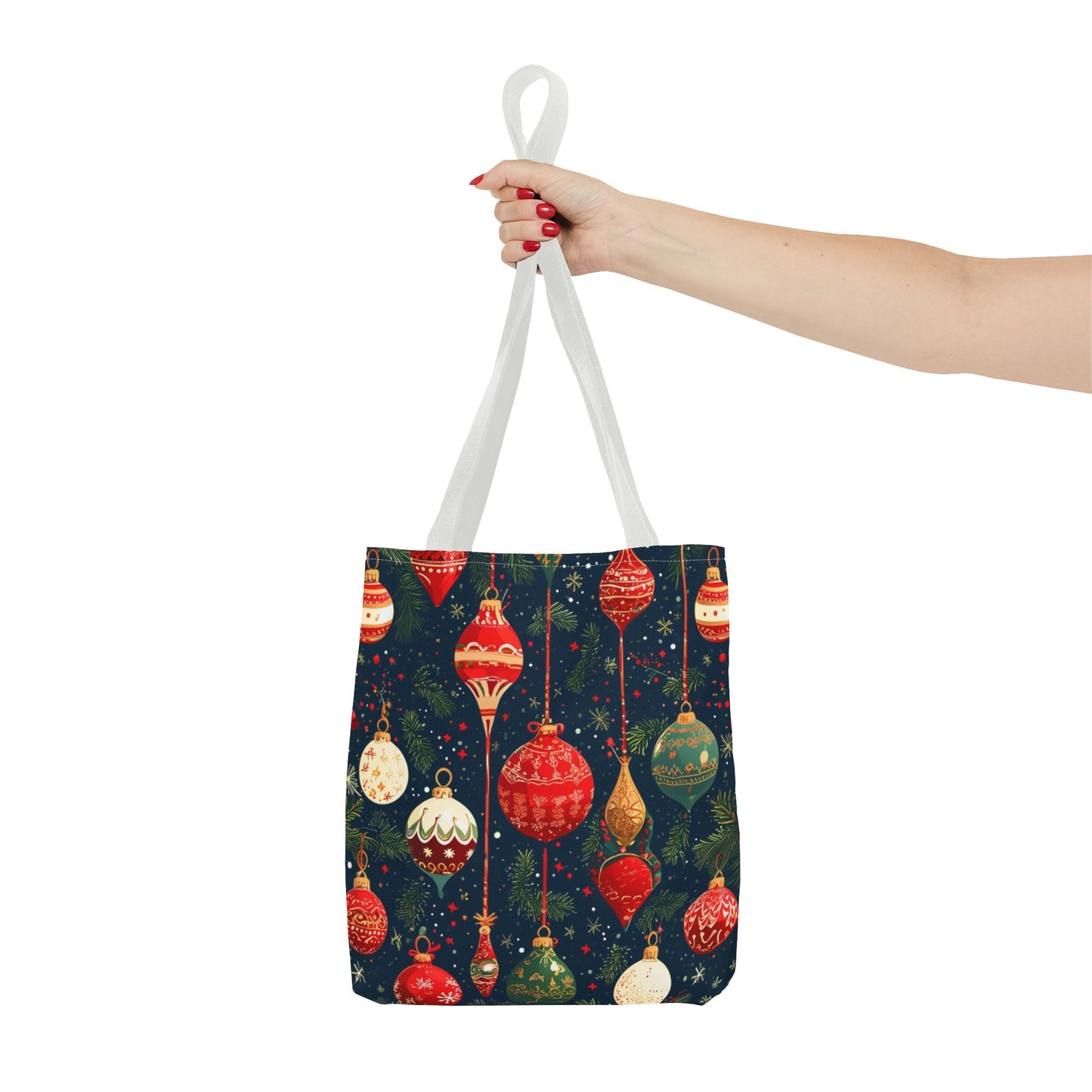 Dark Ornament Pattern Tote Bag (AOP)